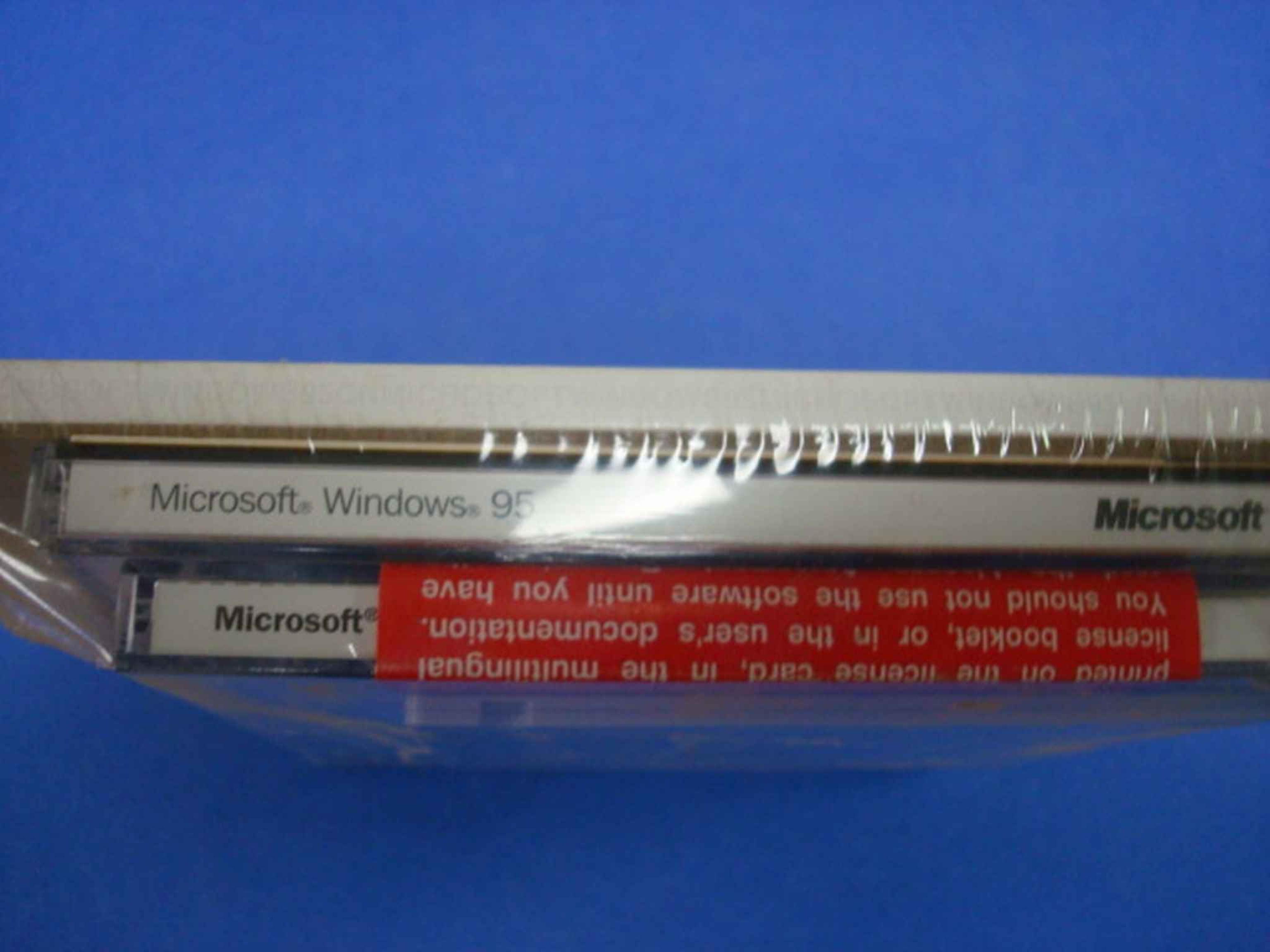 MICROSOFT 30781 WINDOWS 95 SR1 CD MANUAL LICENSE COA HOLIGRAM