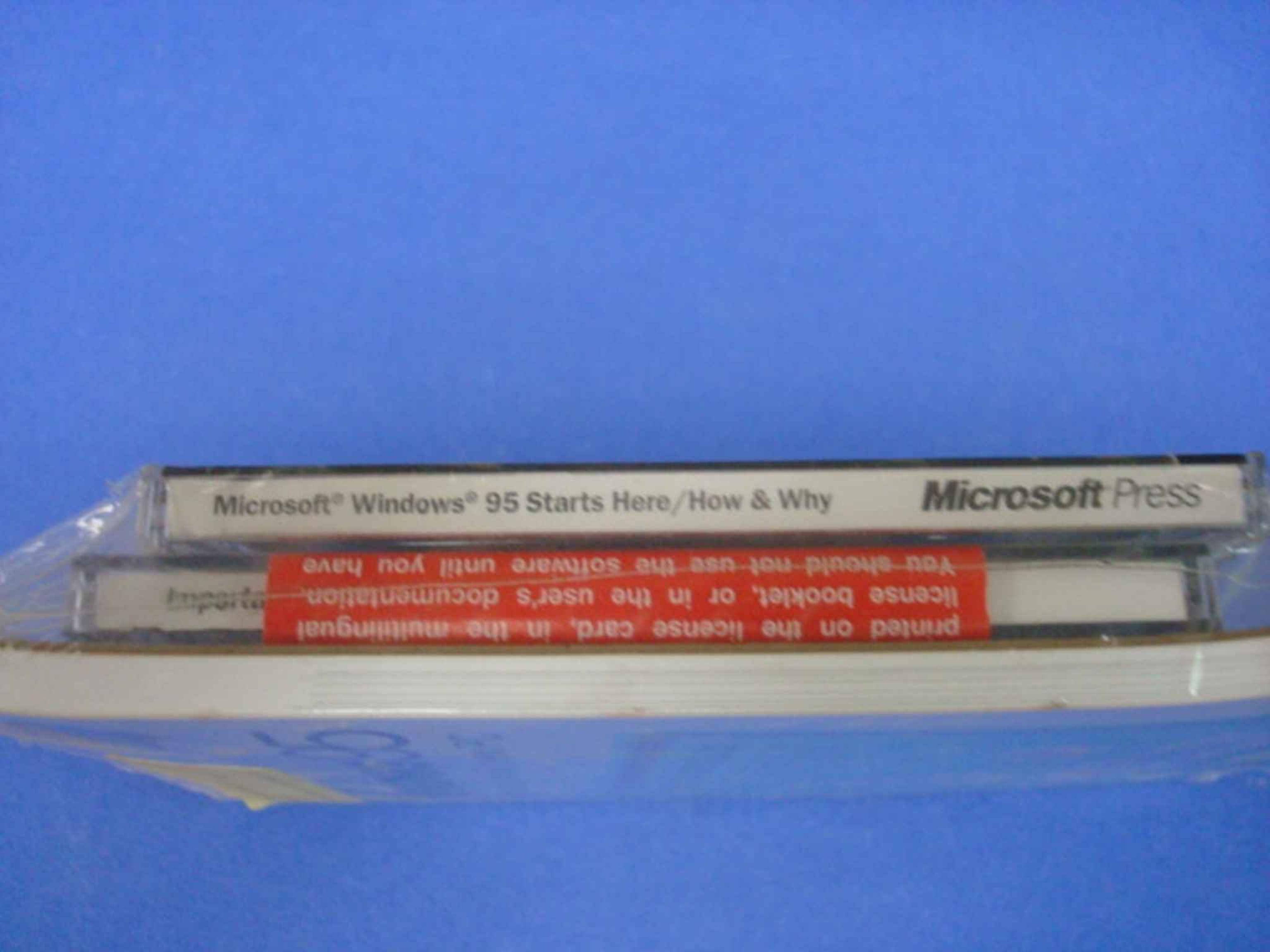 MICROSOFT 30781 WINDOWS 95 SR1 CD MANUAL LICENSE COA HOLIGRAM