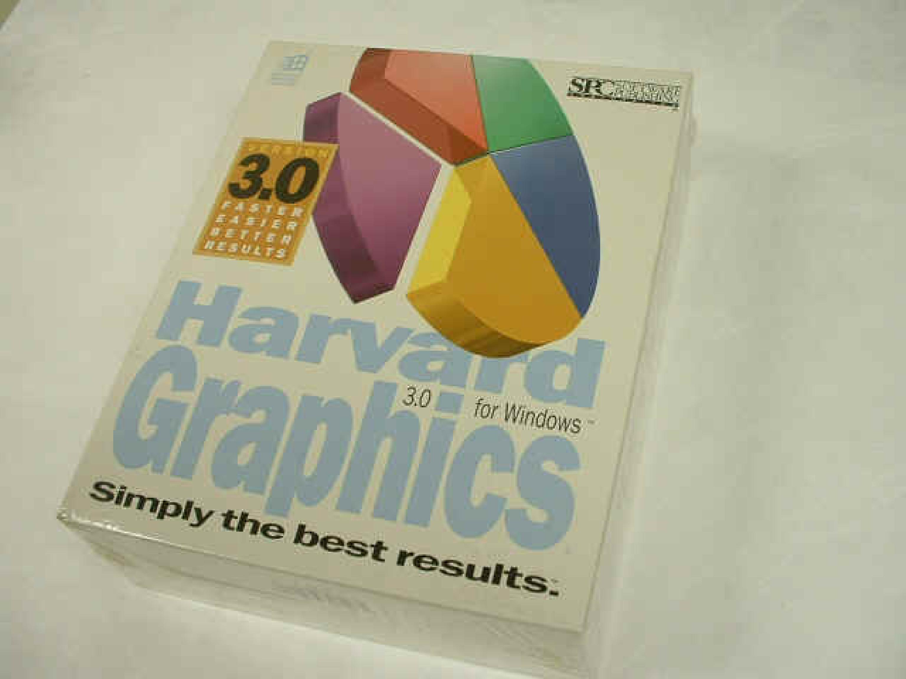 SPC 16-0300-99 HARVARD GRAPHICS 3.0 FOR WINDOWS