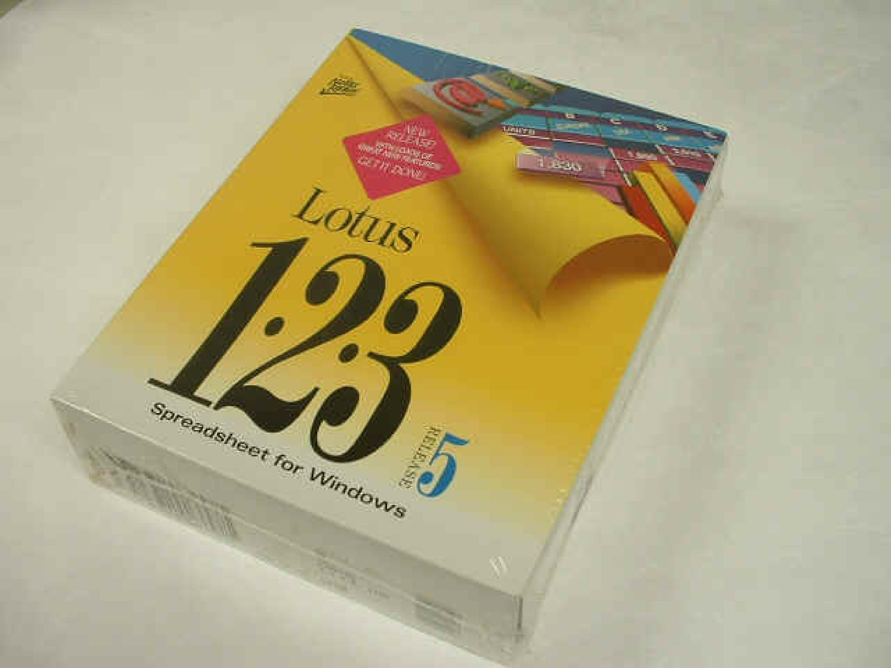 LOTUS 12656 1-2-3 FOR VS 5 FOR  WINDOWS WINDOWS 3.X