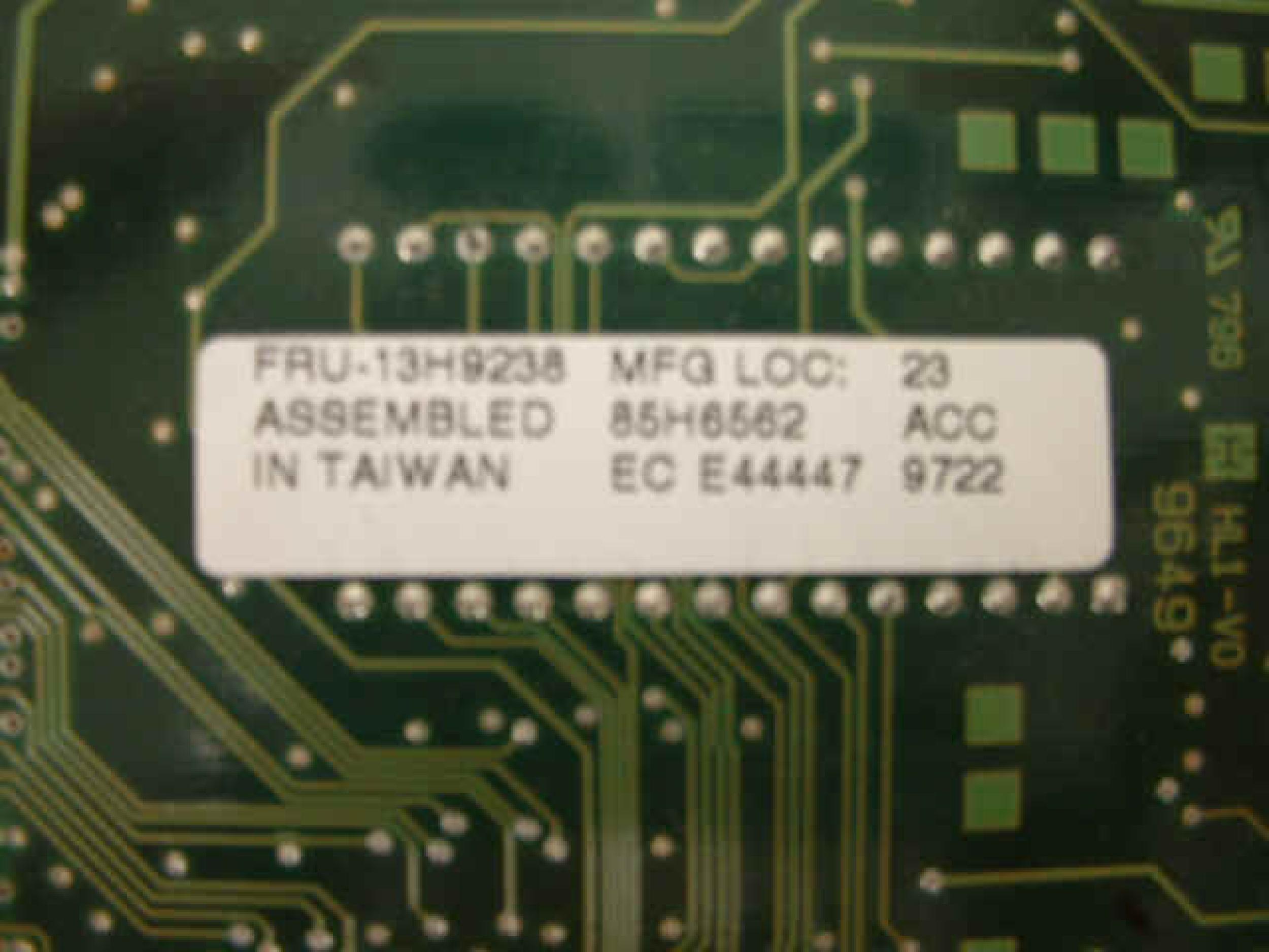 IBM 13H9238 PCI BUSMASTERING ETHERNET 10BT AUI WITH AMD PCNET-PCI III AM79C970RKC PROCESSOR