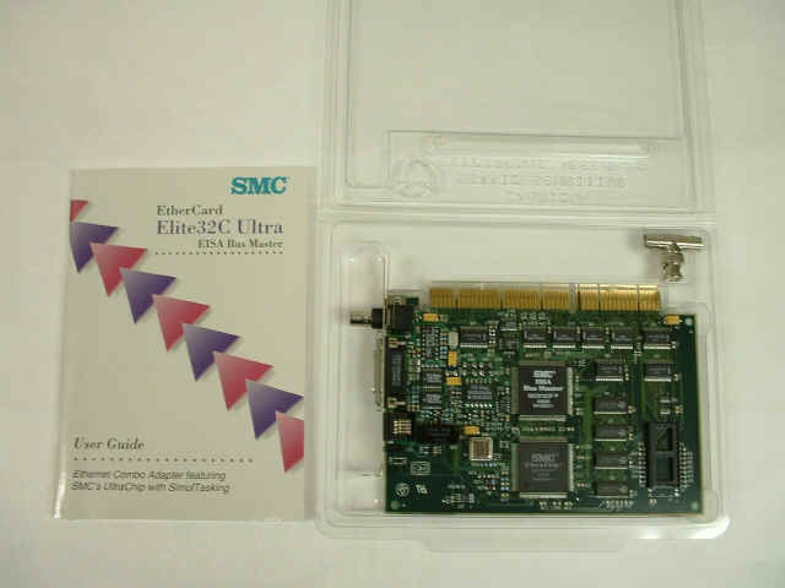 SMC / STANDARD MICROSYSTEMS CORPORATION 99-000891-000 ELITE32C ULTRA EISA BUS MASTER ETHERCARD