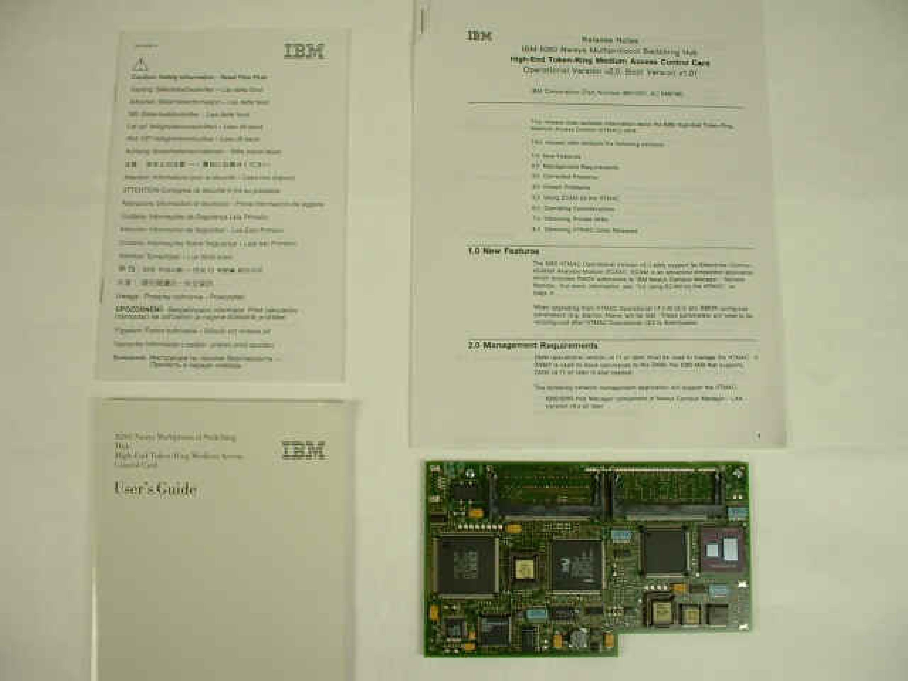 IBM 86H2440 8260 NWAYS HIGH-END TOKEN RING MEDIUM ACCESS CONTROL CARD