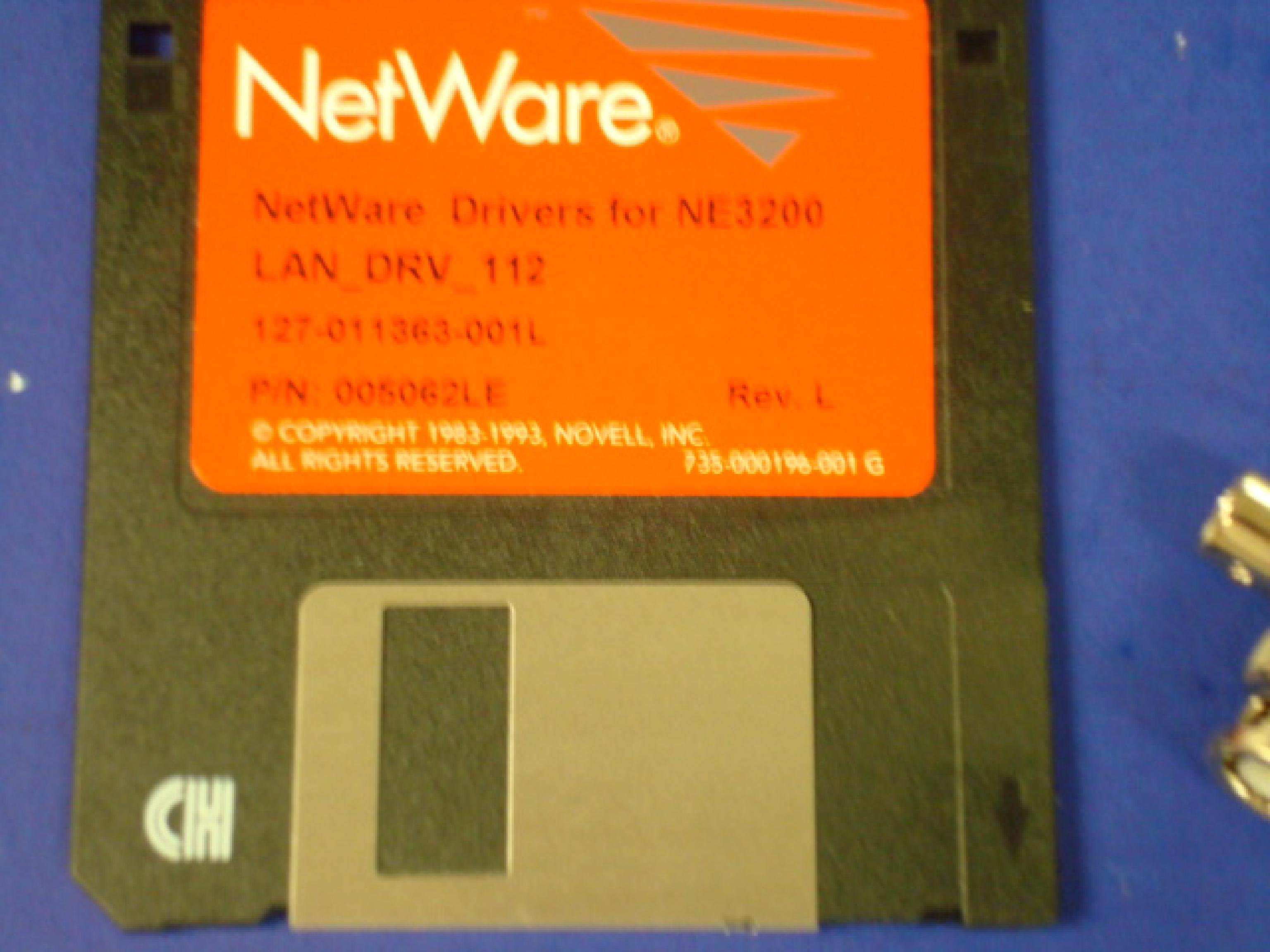 NOVELL 883-000815 NIC ETHERNET EISA COAX & AUI