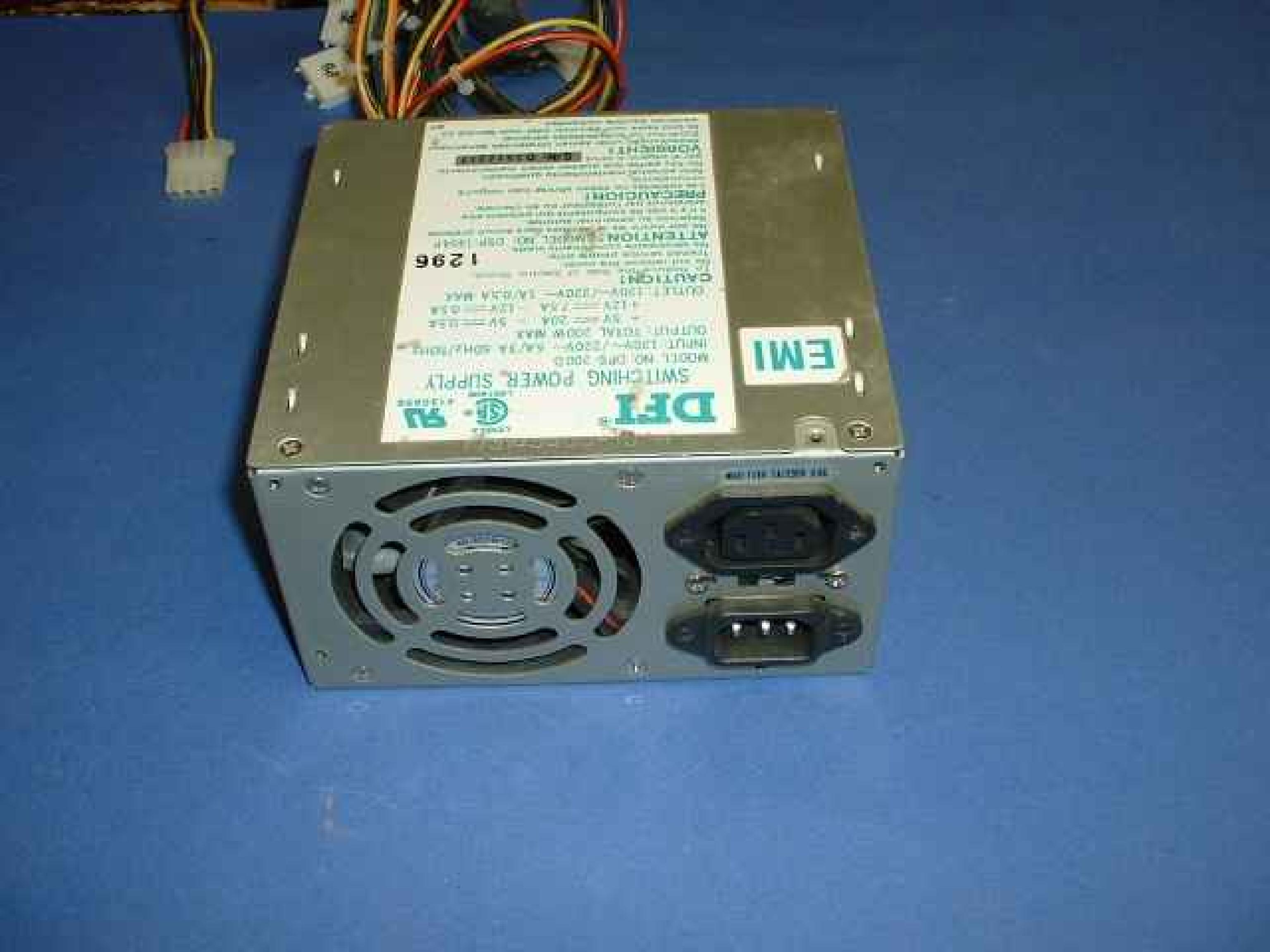 DFI DPS-200D 200 WATT POWER SUPPLY AT STYLE COMPATIBLE ONLY