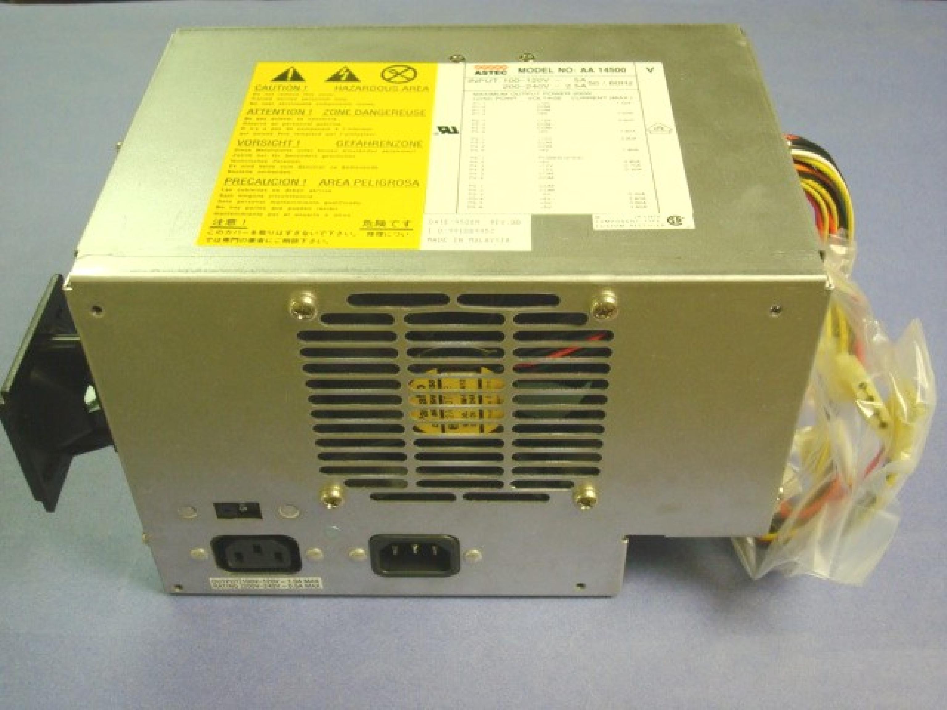 DELL DE-40403 POWER SUPPLY 200 WATT AT STYLE FULL SIZE TOWER CASE SIDE SWITCH