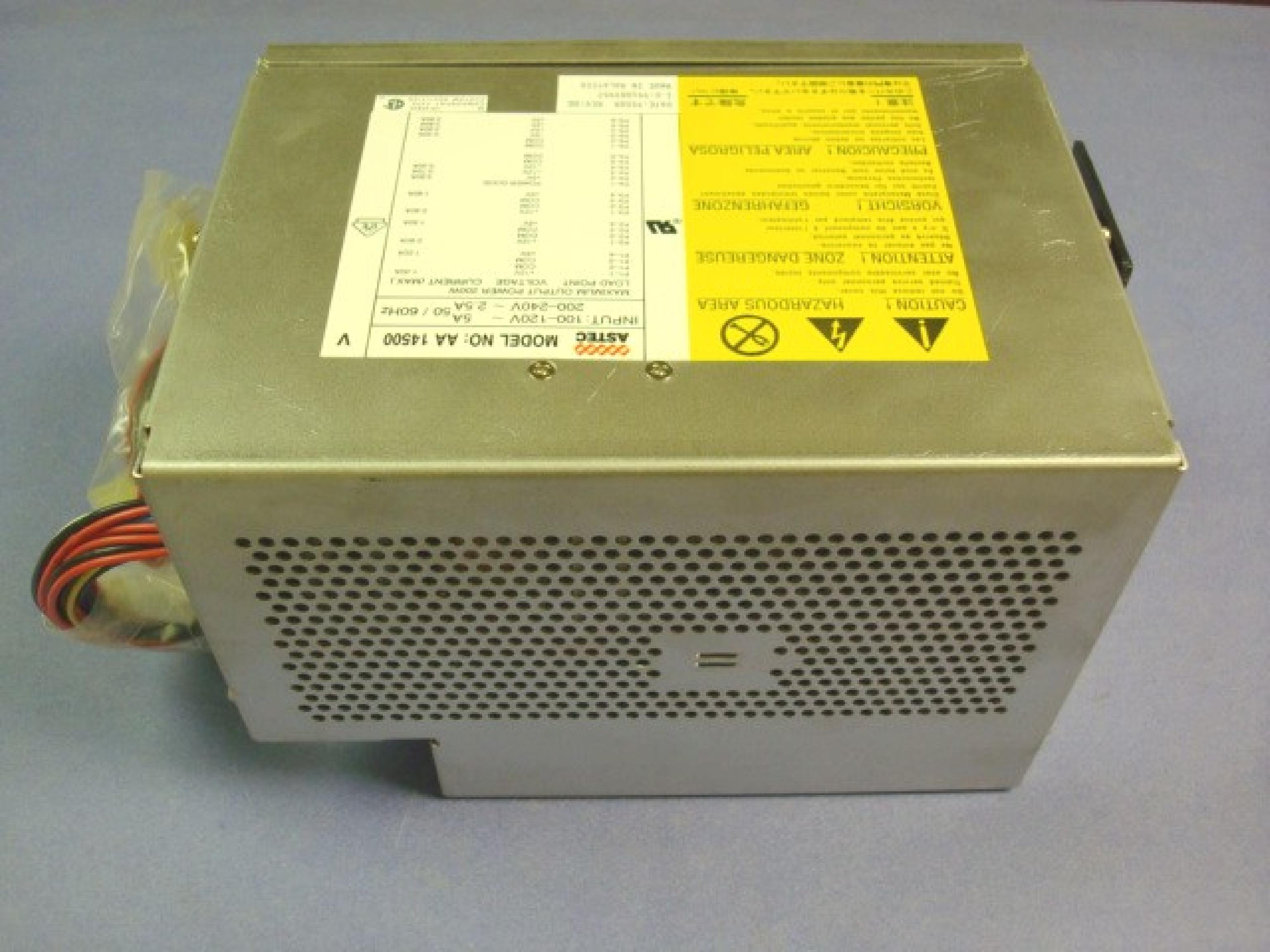 DELL DE-40403 POWER SUPPLY 200 WATT AT STYLE FULL SIZE TOWER CASE SIDE SWITCH