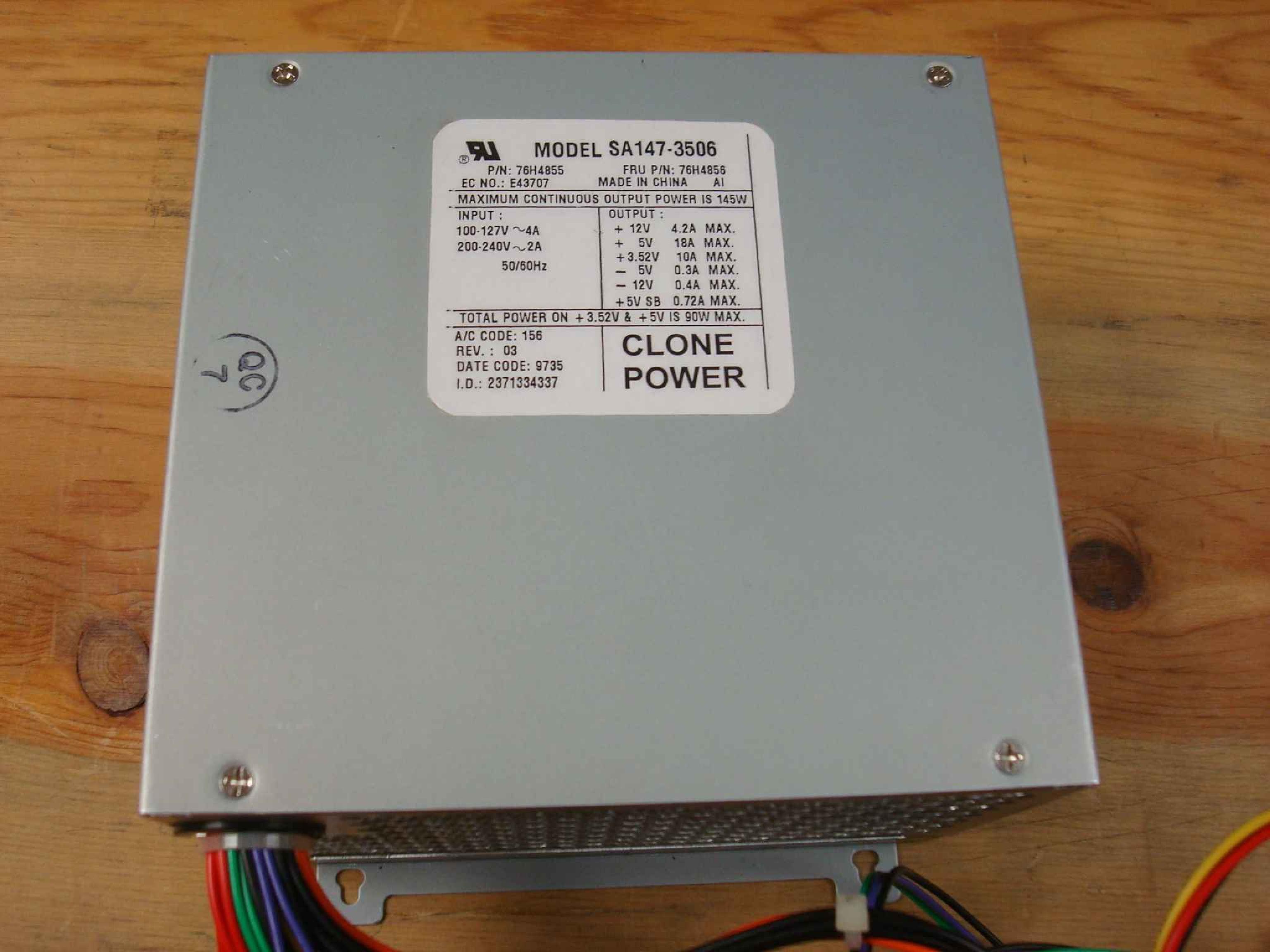 IBM 76H4856-CLONE POWER SUPPLY