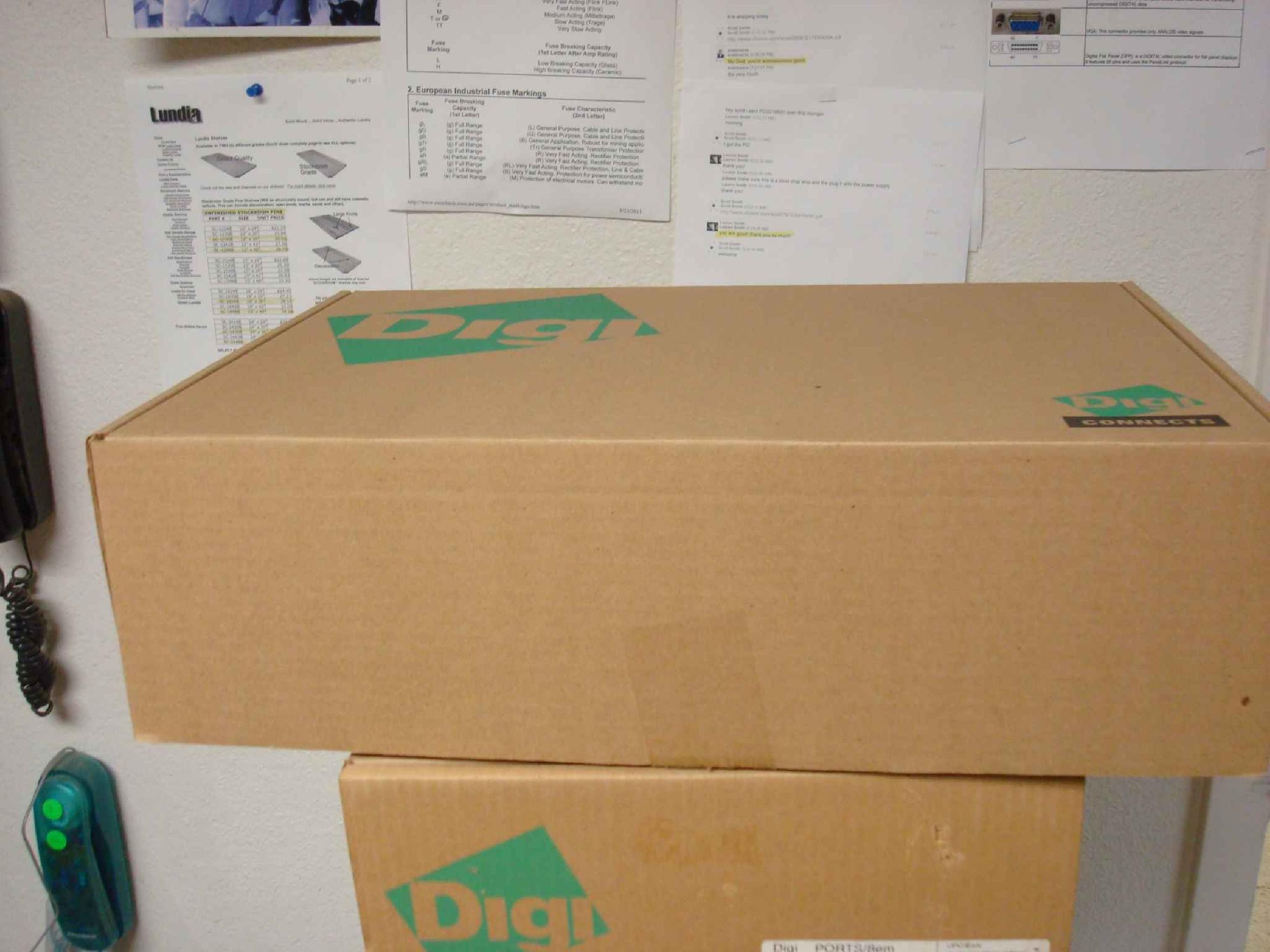 DIGI INTERNATIONAL 50000478 DIGIBOARD PORT/8EM DB25 OPEN BOX