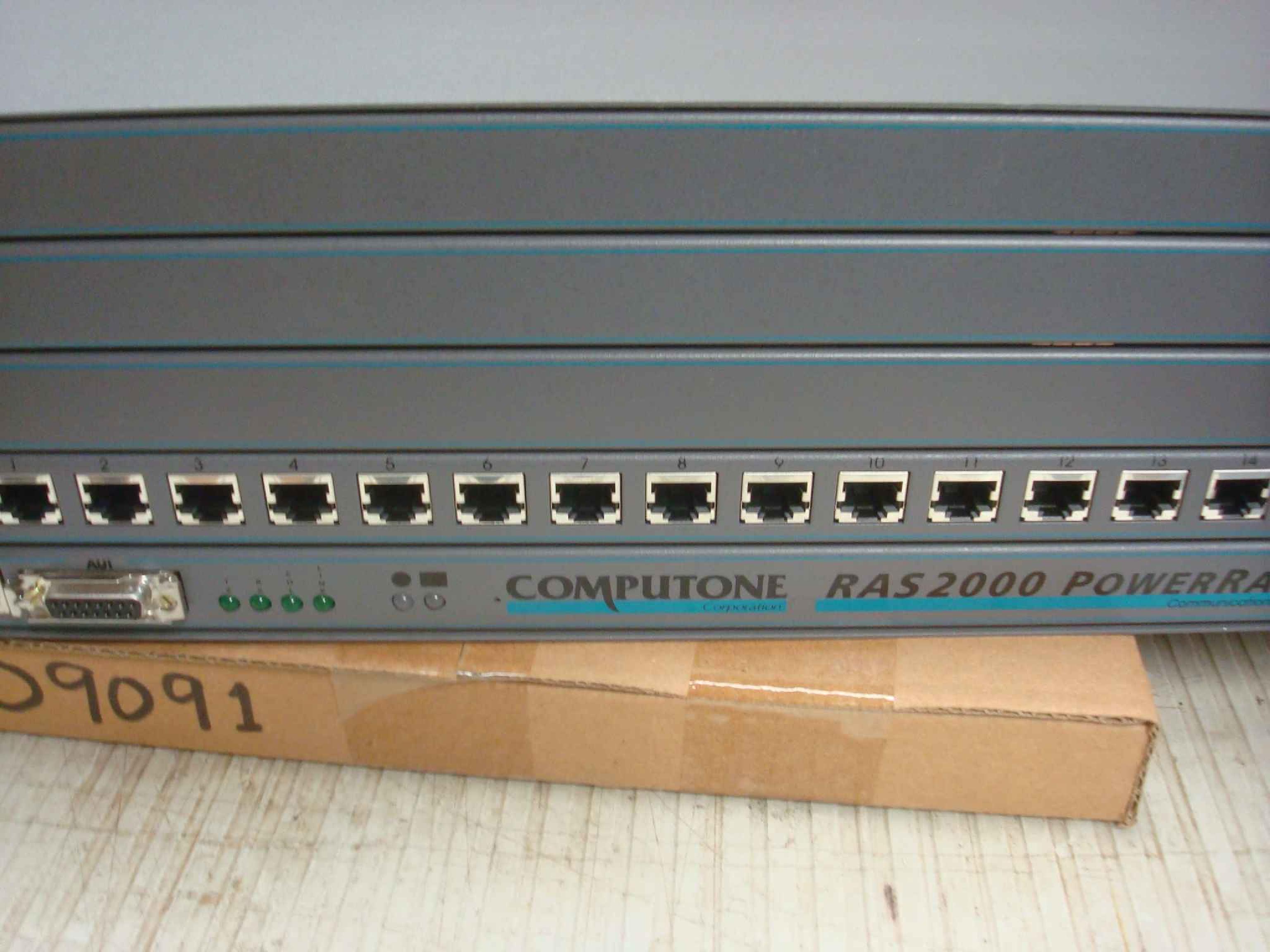 COMPUTONE RAS2000-16 RAS2000 POWERRACK 16PORT RJ45 RACK ETHERNET COMMUNICATIONS SERVER