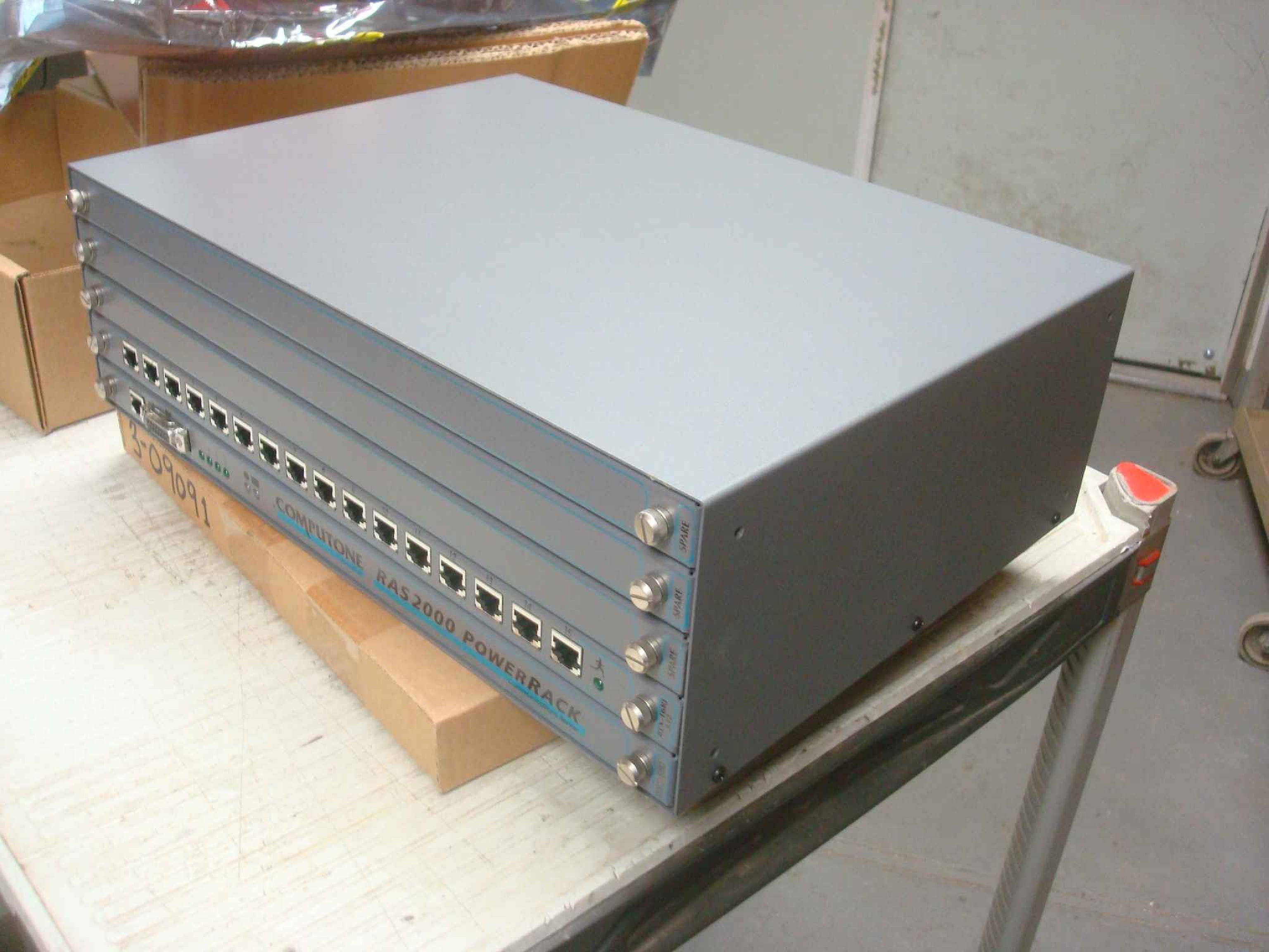 COMPUTONE RAS2000-16 RAS2000 POWERRACK 16PORT RJ45 RACK ETHERNET COMMUNICATIONS SERVER