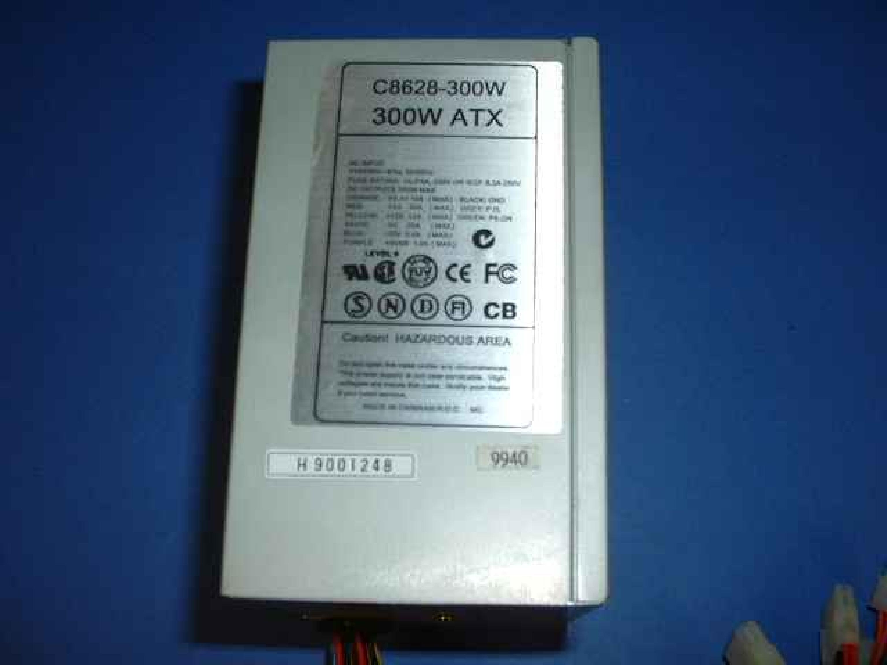 CFI C8628-300W 300 WATT ATX POWER SUPPLY WITH REAR SWITCH