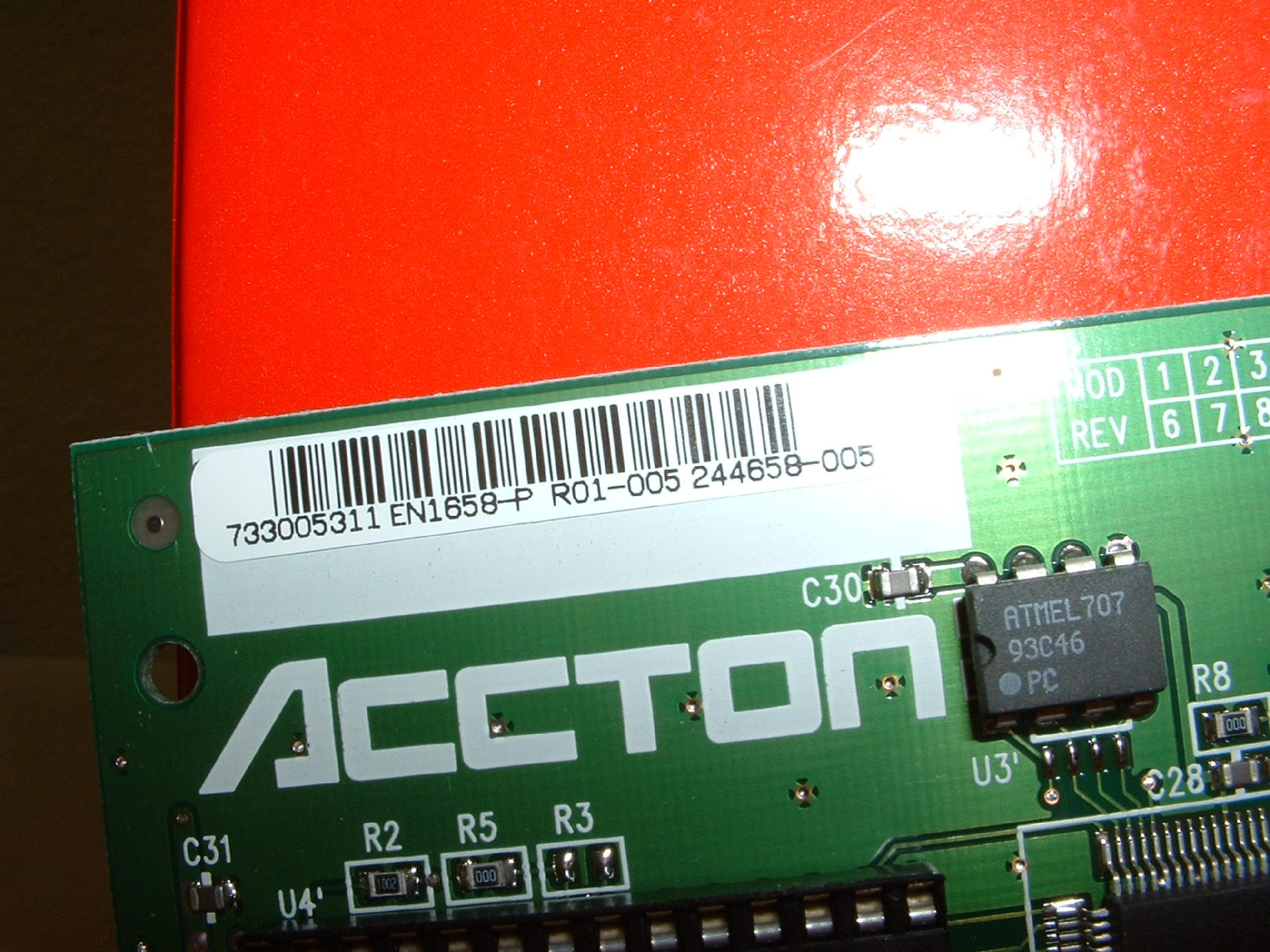 ACCTON 142666-406 ISA 10BASE-T ETHERNET CARD