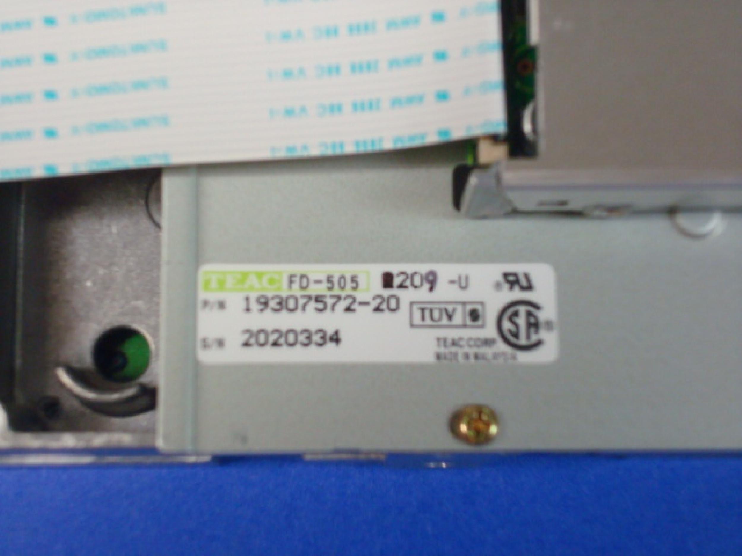 TEAC FD-505 DUAL FLOPPY DRIVE 5.25 1.2MB AND 3.5 1.44MB DSHD COMBO