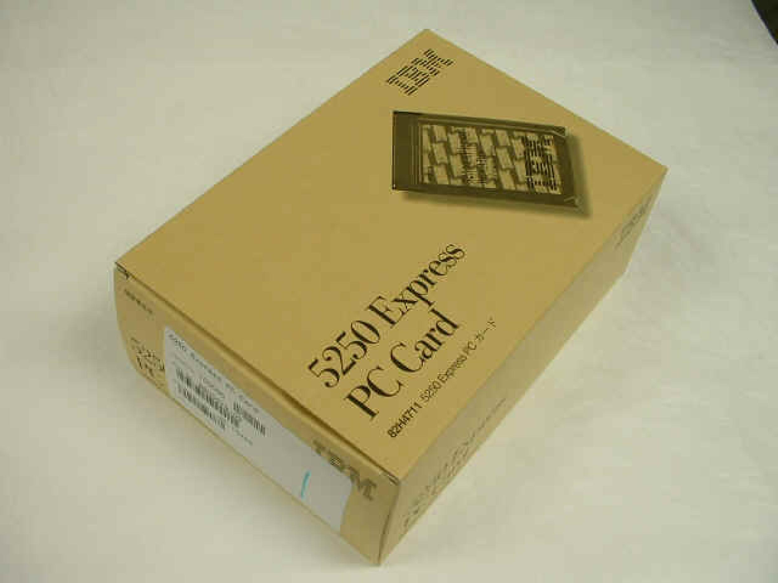 IBM 82H4711 5250 EXPRESS PC CARD PCMCIA WITH CABLES AND MANUAL