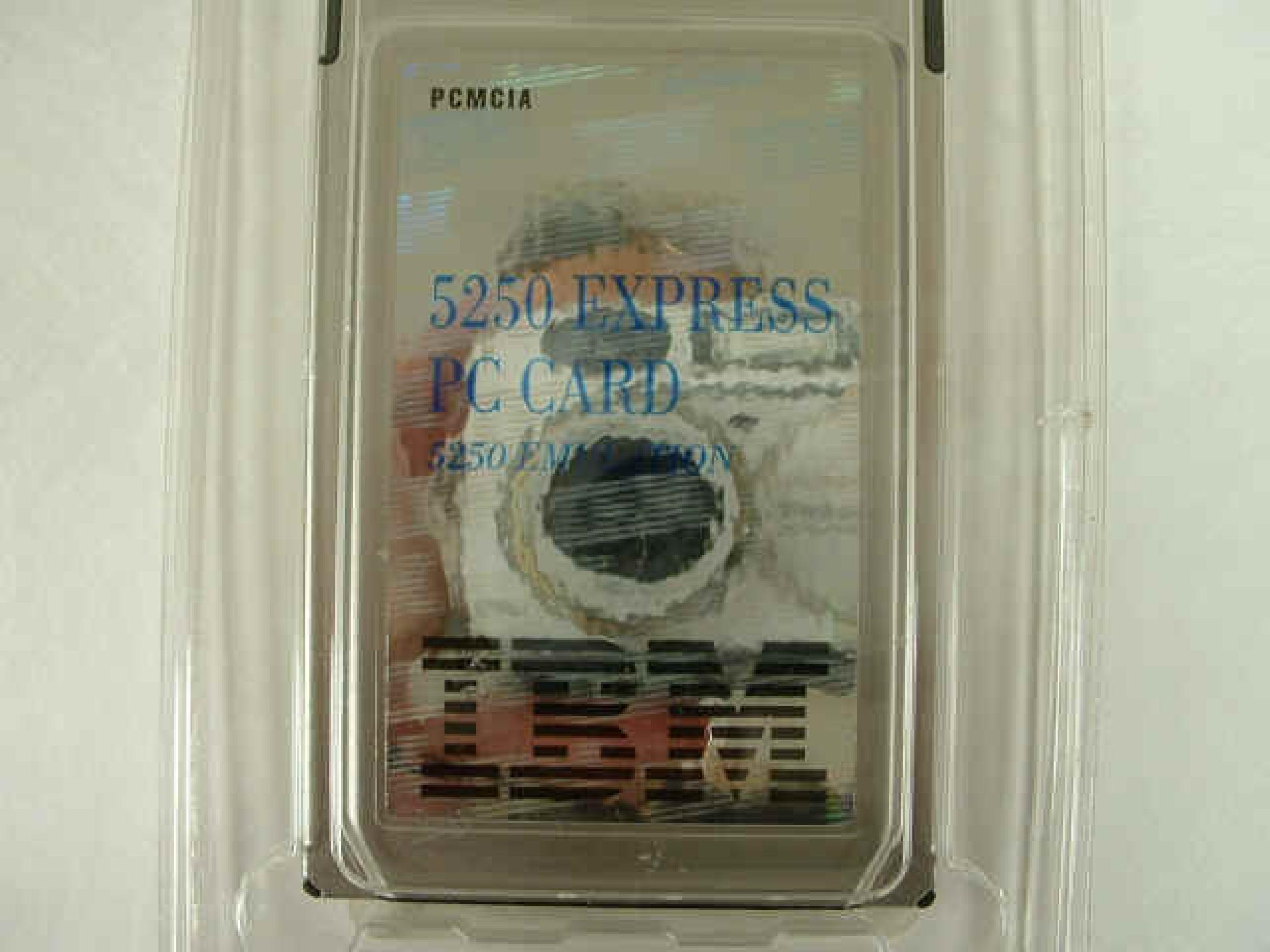 IBM 82H4711 5250 EXPRESS PC CARD PCMCIA WITH CABLES AND MANUAL