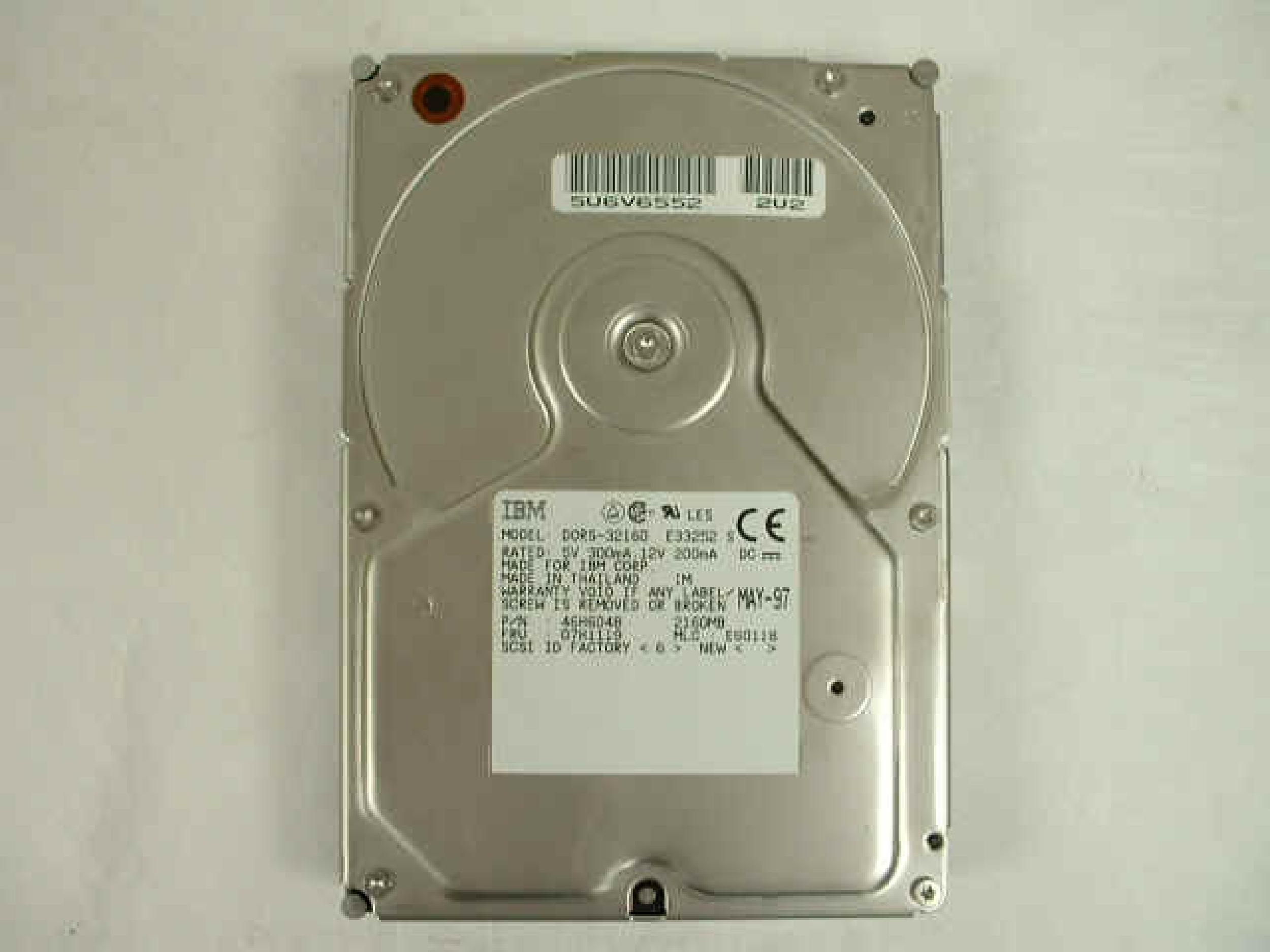 IBM DORS-32160 2.1GB 68 PIN SCSI DRIVE FACTORY SEALED