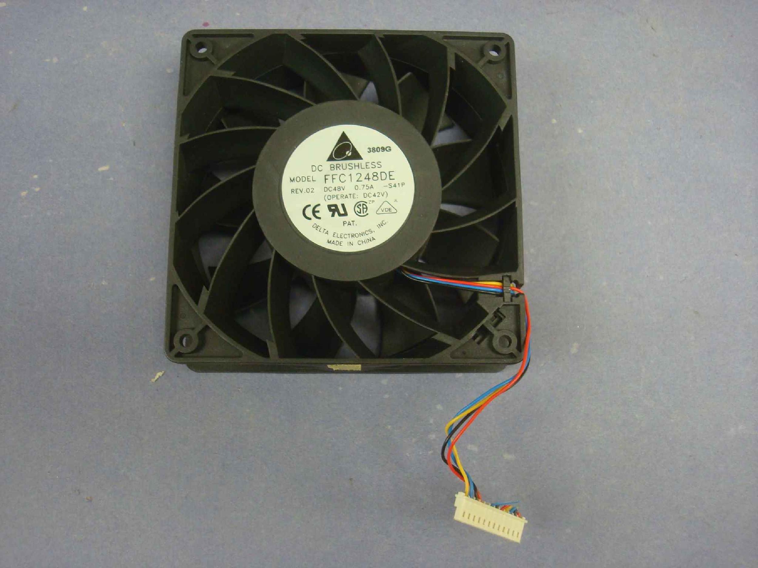 DELTA ELECTRONICS FFC1248DE FAN - 48VOLTS 0.75 AMP 120MM X 38MM