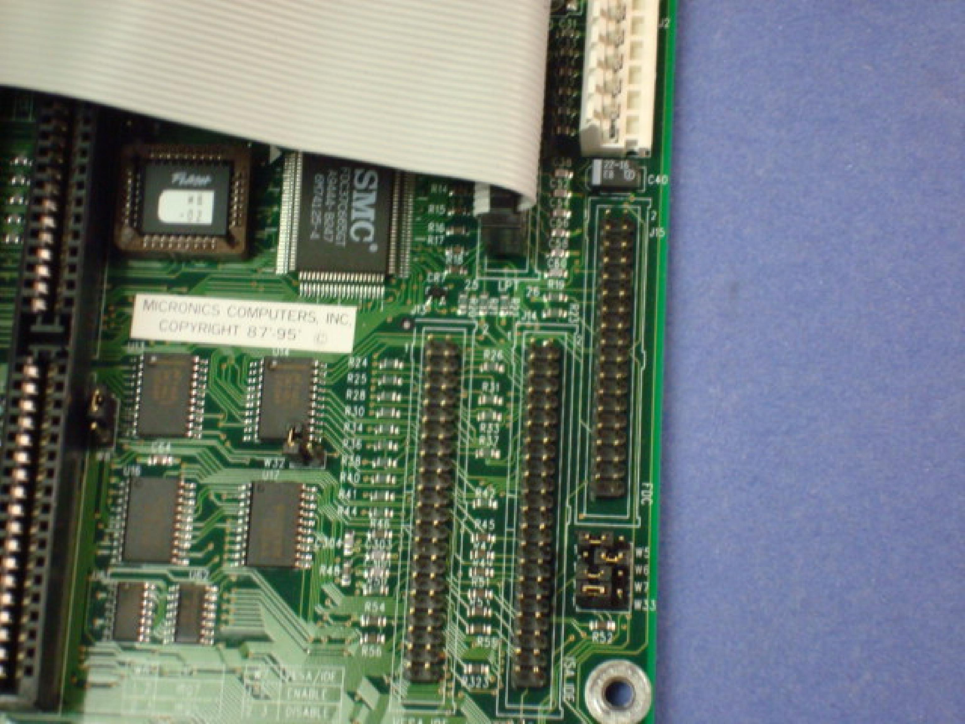 MICRONICS 09-00192-24 C2 SYSTEMBOARD 7 ISA, 2 VLB CYRIX CX486 DX266 2 SERIAL, 1 PARALLEL, 2 IDE, 1 FLOPPY, AT STYLE MOTHERBOARD