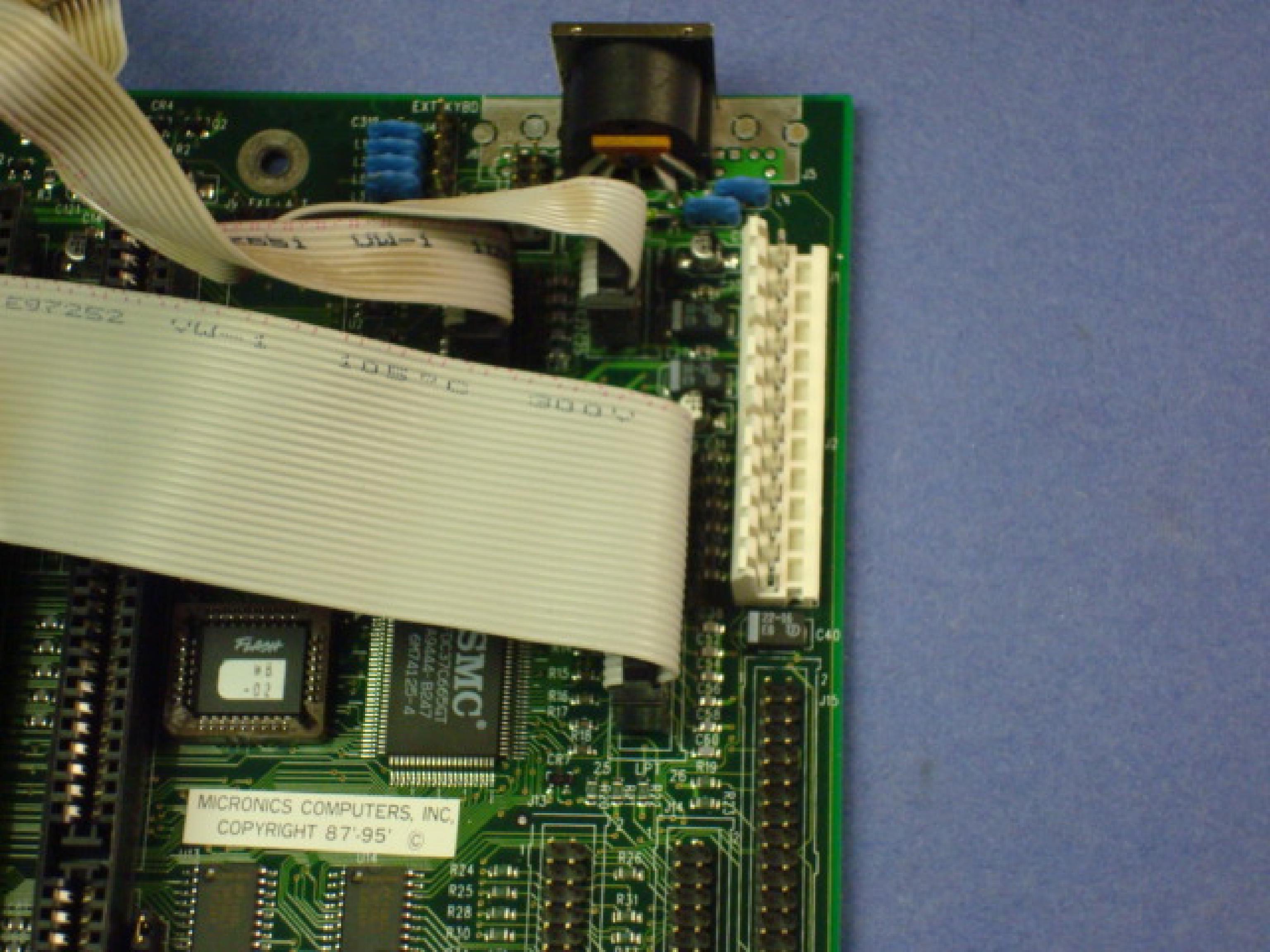 MICRONICS 09-00192-24 C2 SYSTEMBOARD 7 ISA, 2 VLB CYRIX CX486 DX266 2 SERIAL, 1 PARALLEL, 2 IDE, 1 FLOPPY, AT STYLE MOTHERBOARD