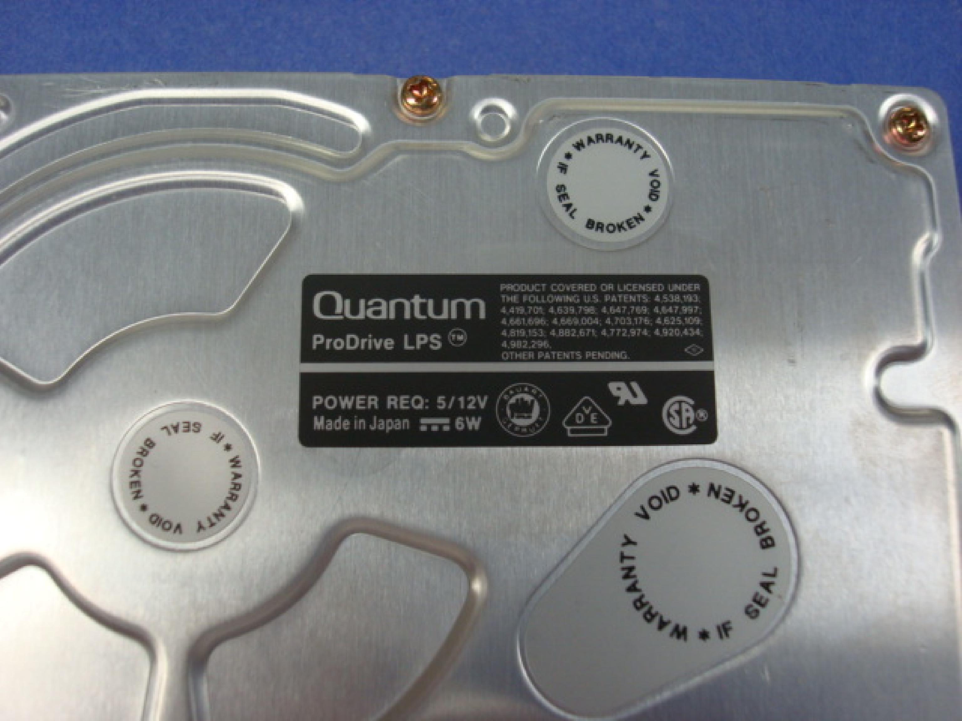 QUANTUM GM24S012 240MB 3.5 INCH 50 PIN SCSI HD