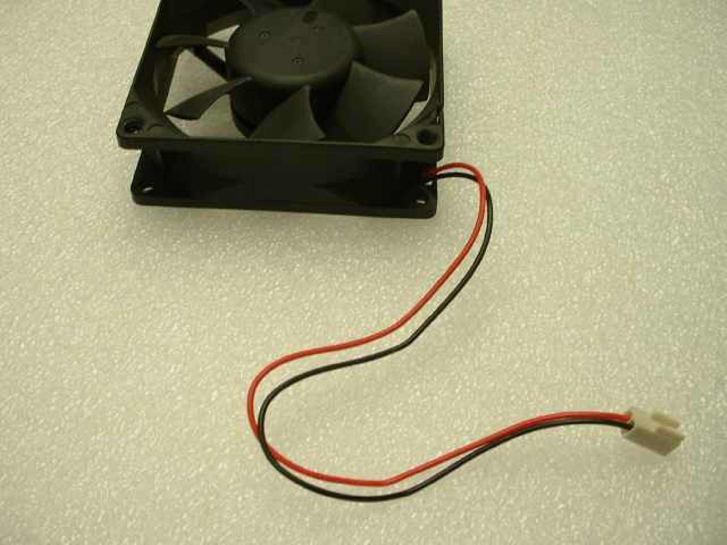 DELTA ELECTRONICS AFB0812VH FAN DC12V 0.41A, 8 INCH 2 WIRE CABLE WITH CONNECTOR
