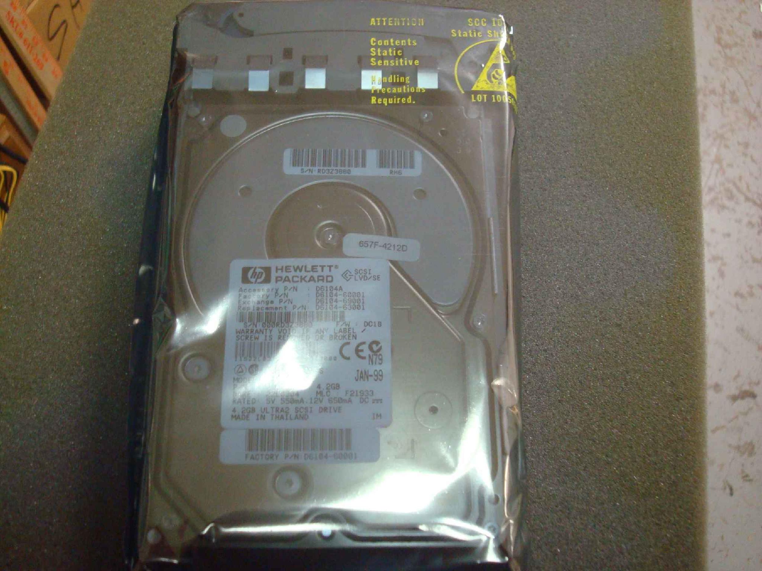 IBM 22L0314 4.2GB SCSI DRIVE 80 PIN