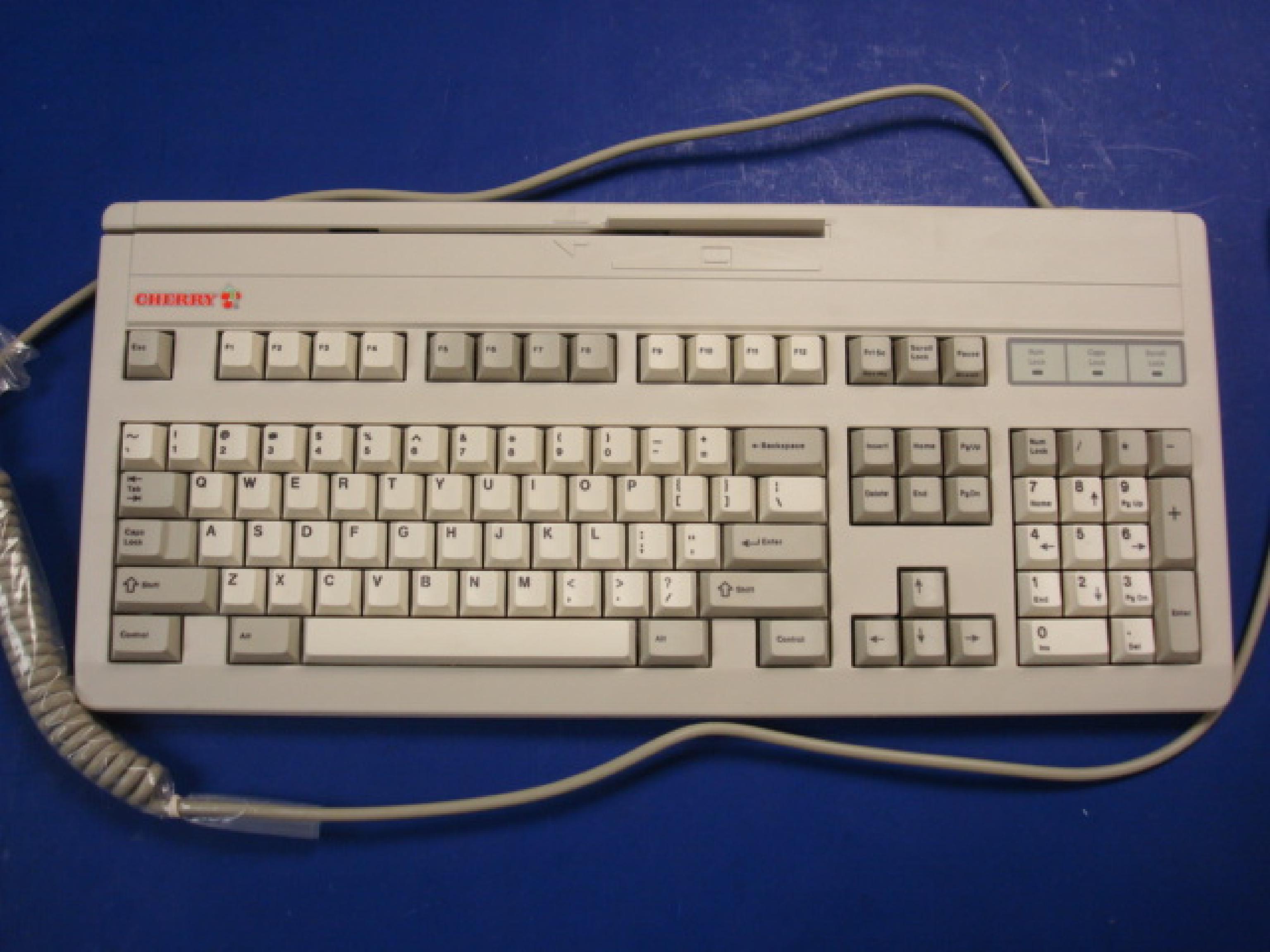 CHERRY G81-3100SPBUS/00 KEYBOARD WITH MAG SWIPE READER