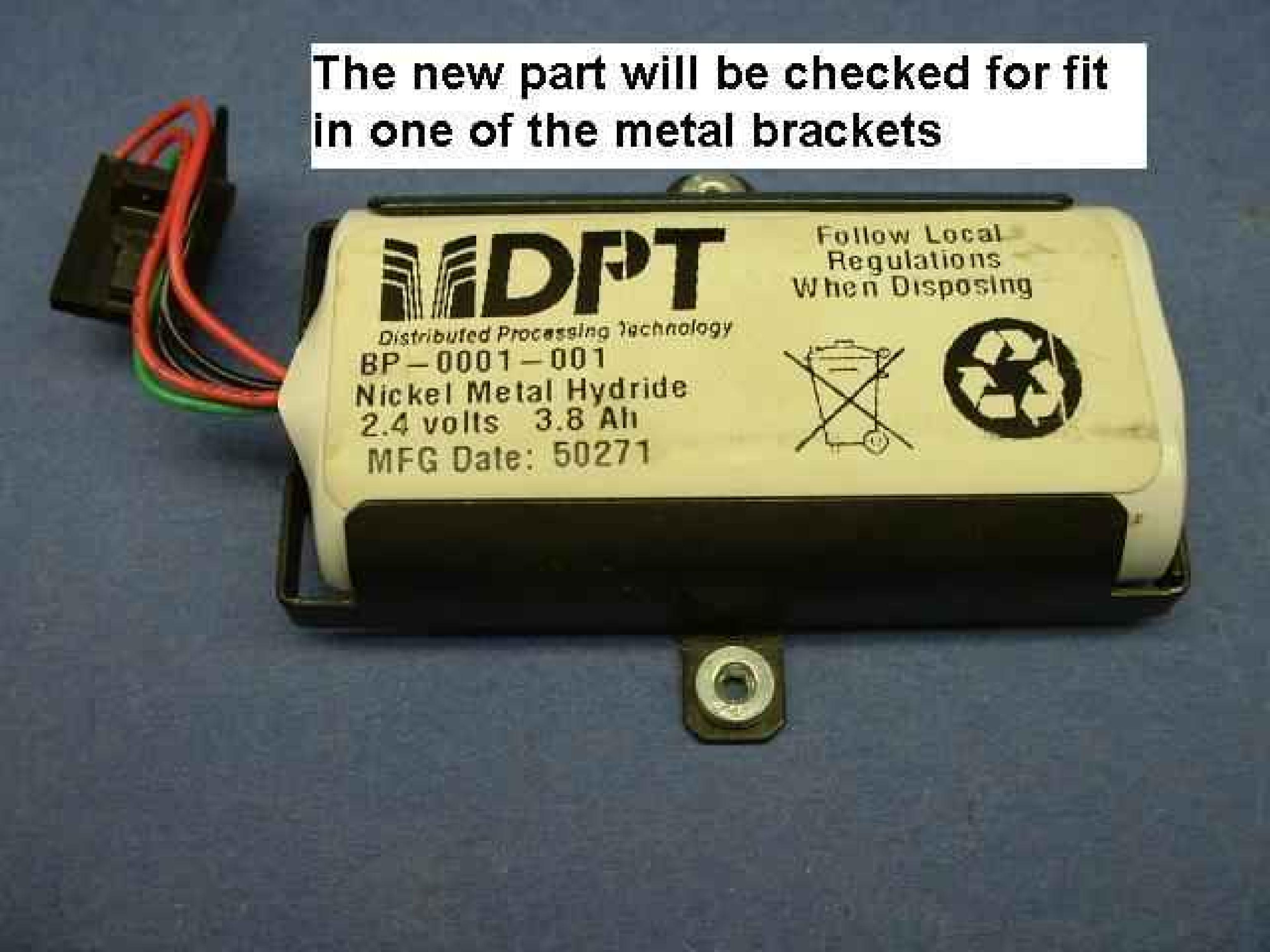 DPT BP-0001-001 CLONE REPLACEMENT BATTERY FOR BATTERY MODULE FOR RAID CONTROLLER