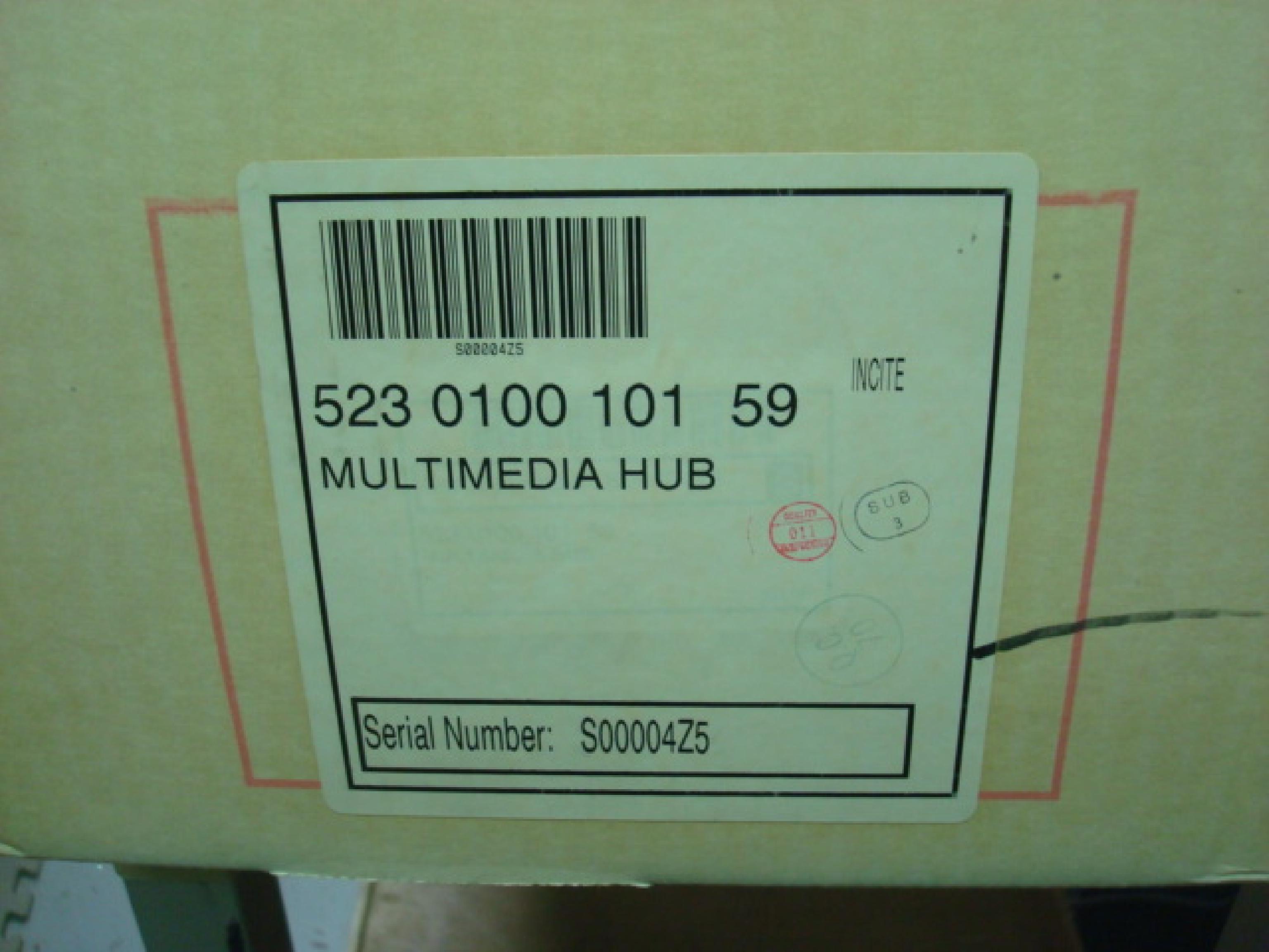 INTECOM 523-0100-101 MULTIMEDIA HUB - 12 10BASE-T / RS-232 / AUI / AUI CONTROL