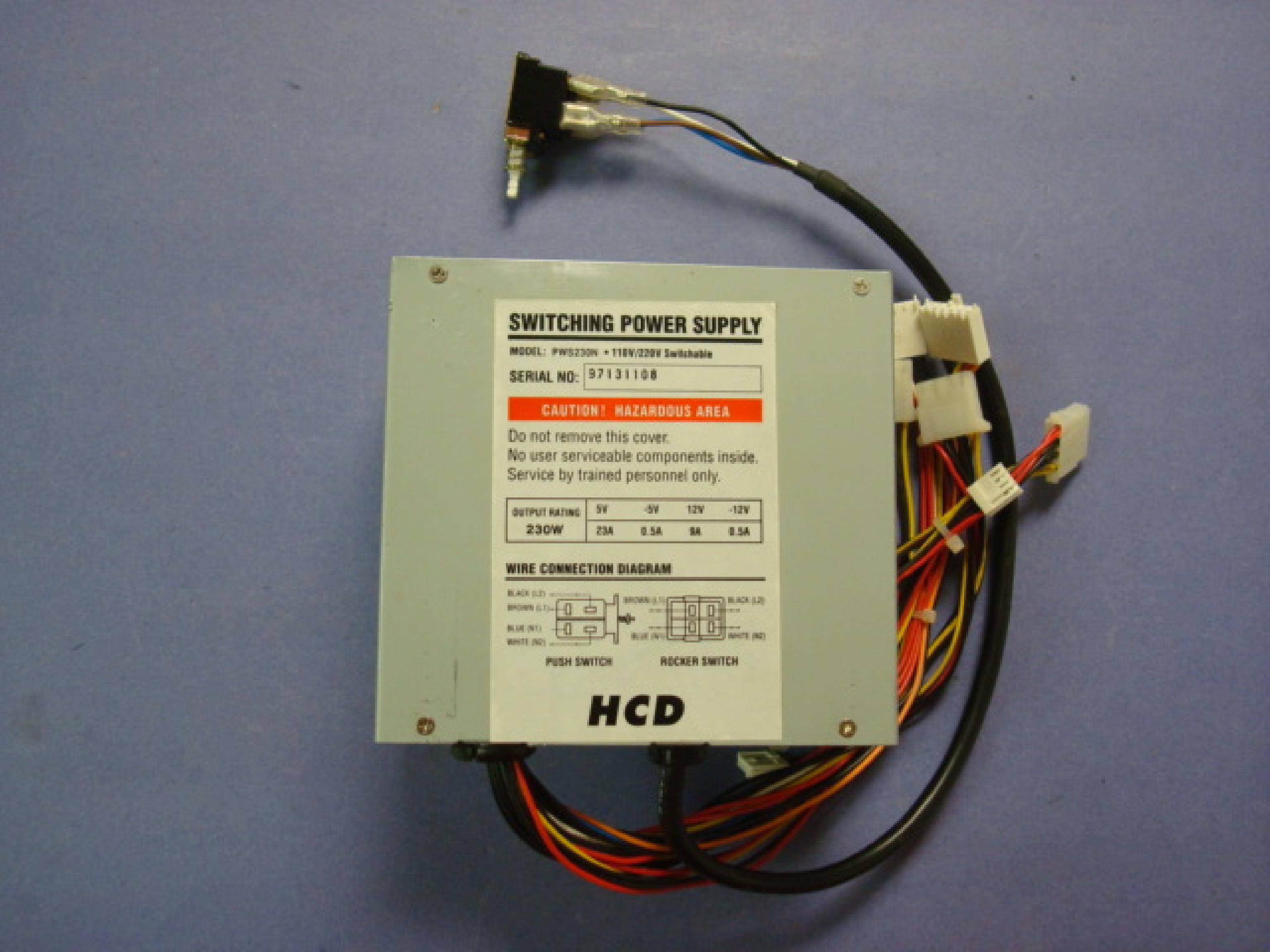 HCD PWS230N COMPATIBLE IN STOCK ONLY 230W POWER SUPPLY