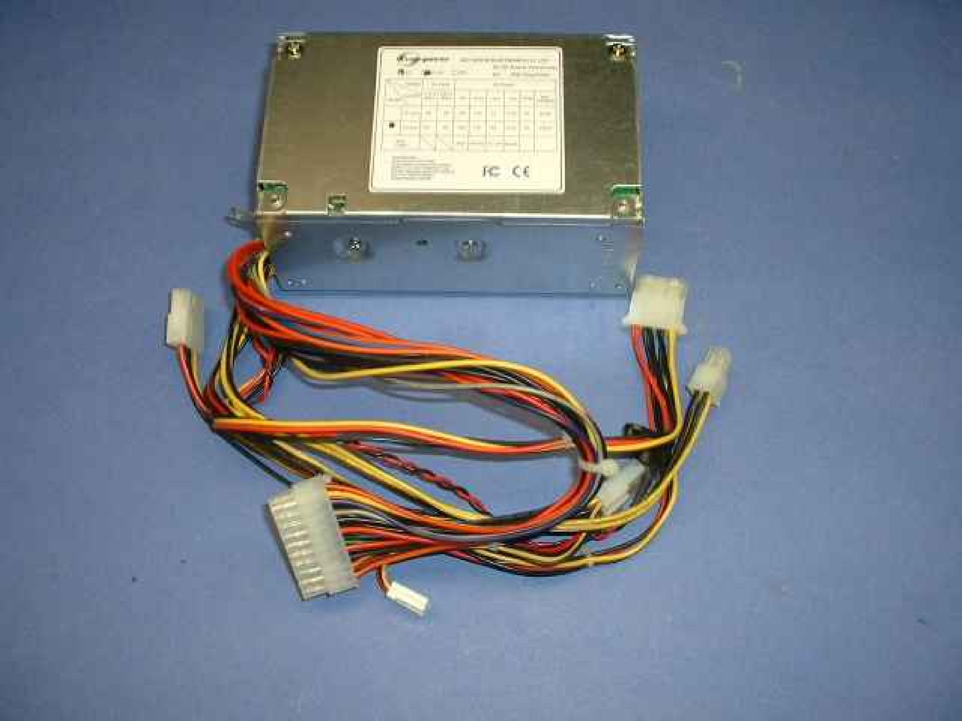 EVER-POWER 324010012A01 230 WATT ATX POWER SUPPLY SIZE