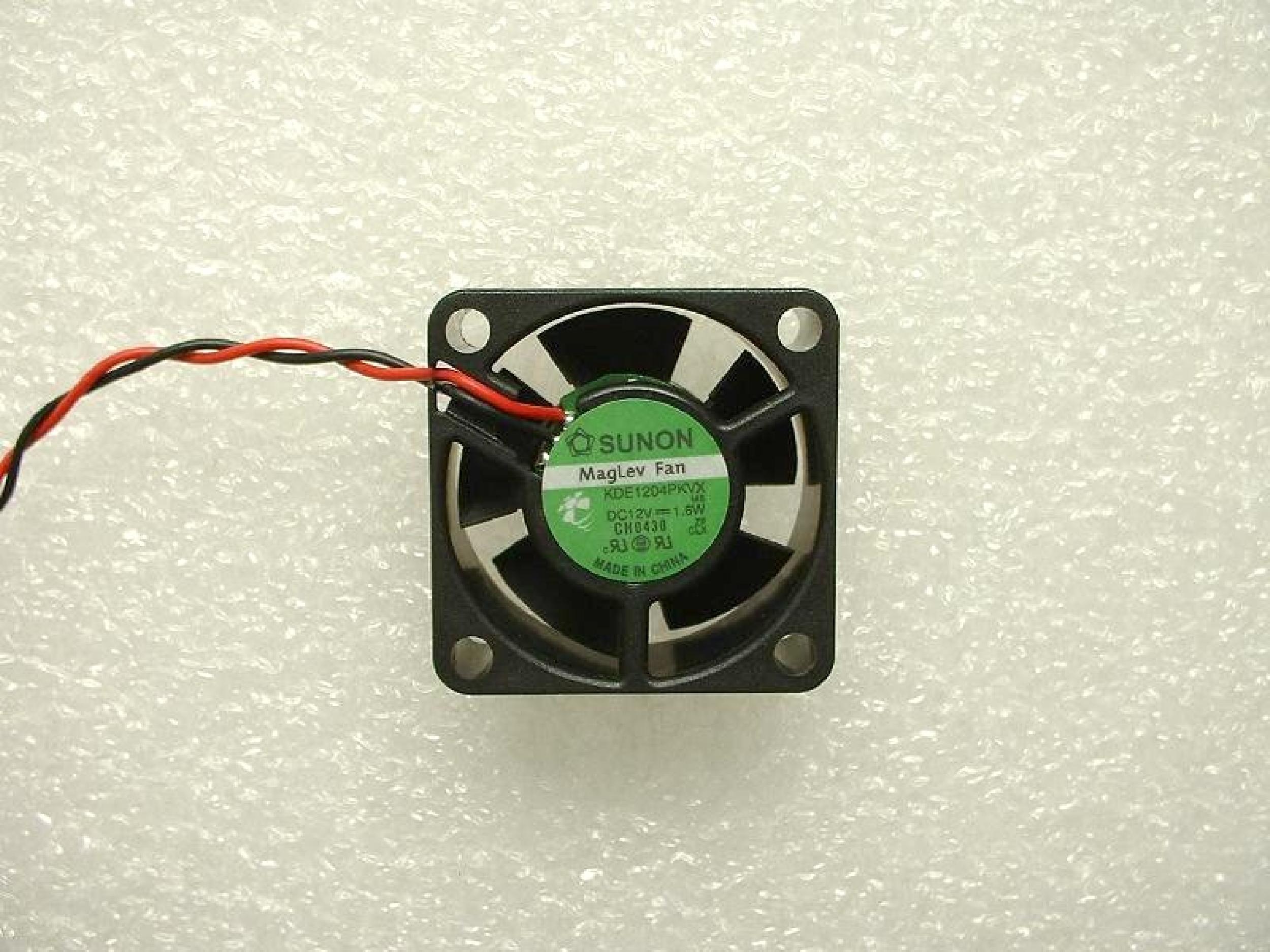 SUNON KDE1204PKVX FAN DC12V 1.6W MAGLEV 40MM X 40MM X 20MM 1.6 X 1.6 X .6 INCH