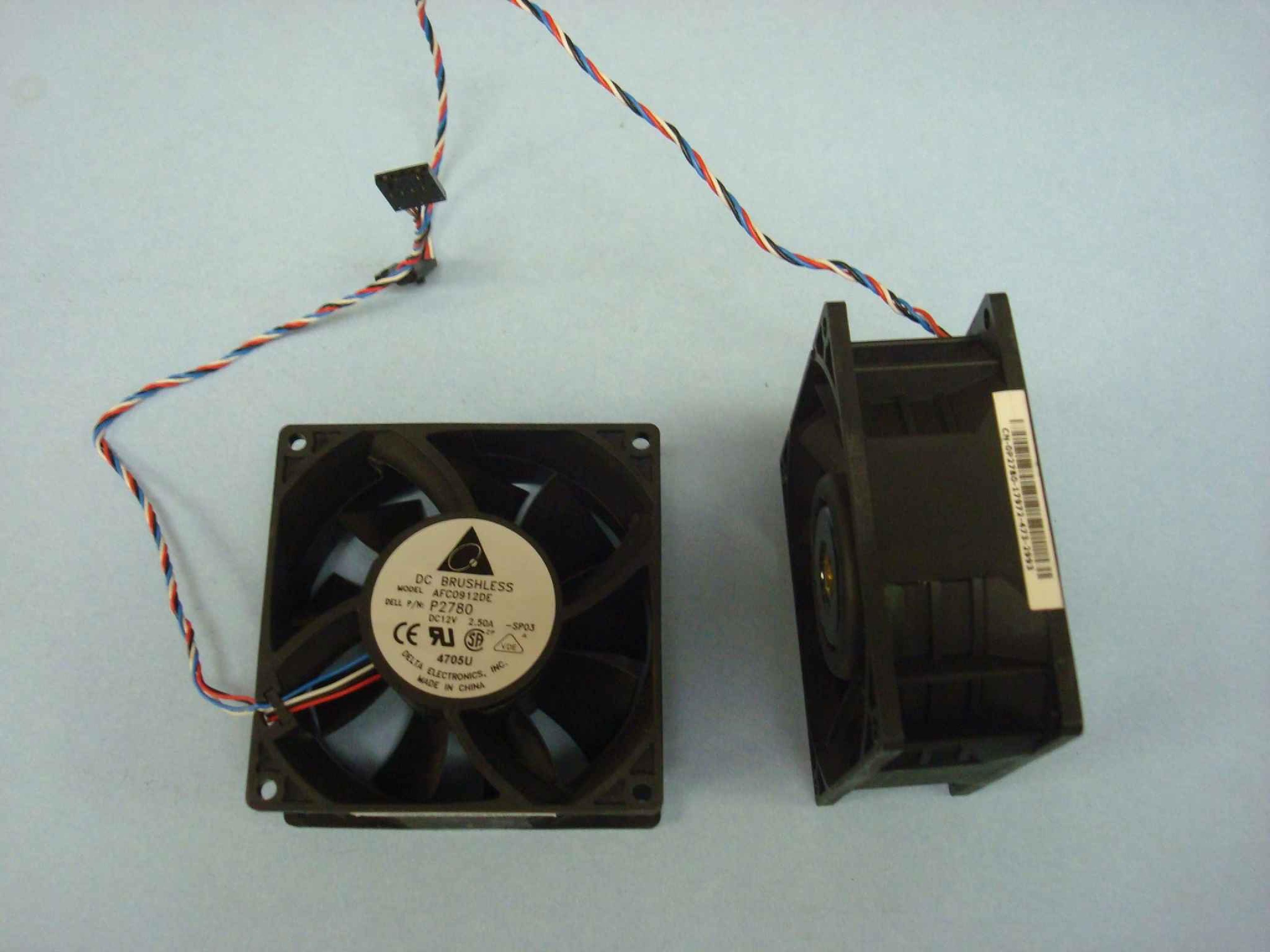 DELTA ELECTRONICS 4711R FAN DC12V 2.50A 92MM X 92MM X 38MM 3 5/8 X 3 5/8 X 1 1/2 INCHES