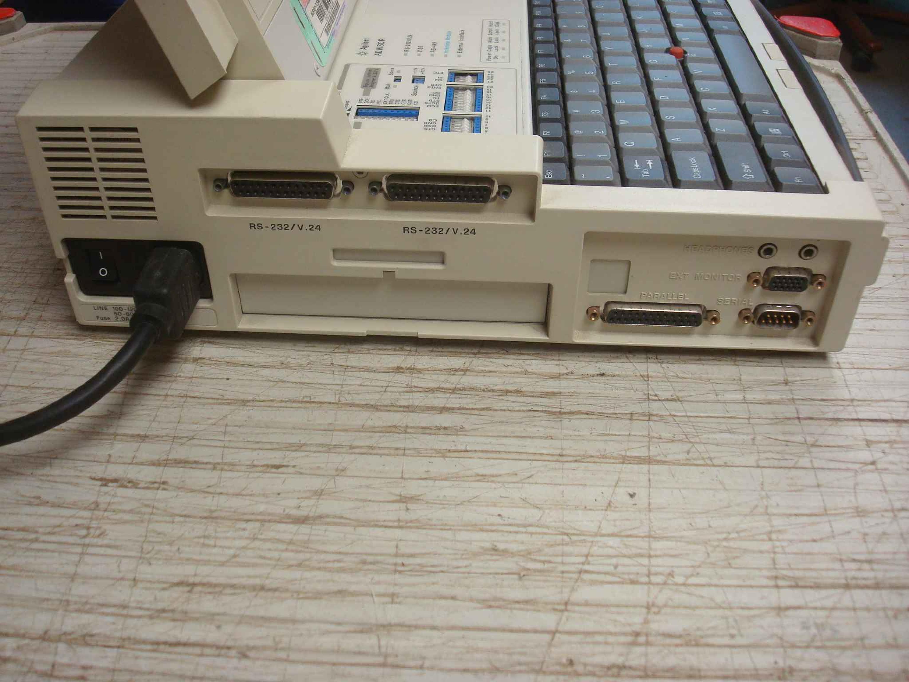 AGILENT TECHNOLOGIES J2300D WIN 98 SECOND EDITION NOTEBOOK COMPUTER WITH V.35 PORT