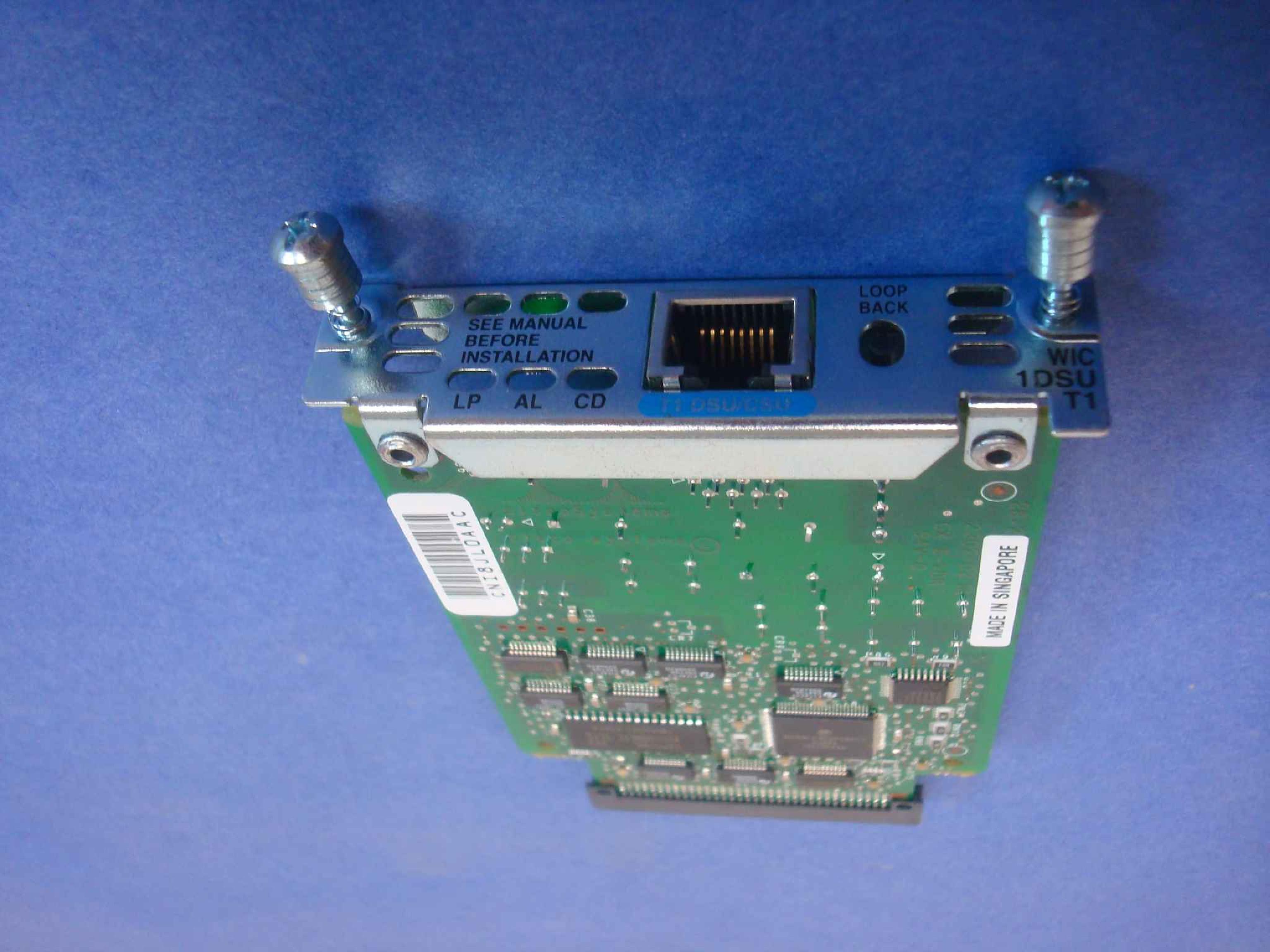 CISCO SYSTEMS WIC-1DSU-T1 T1 CSU/DSU