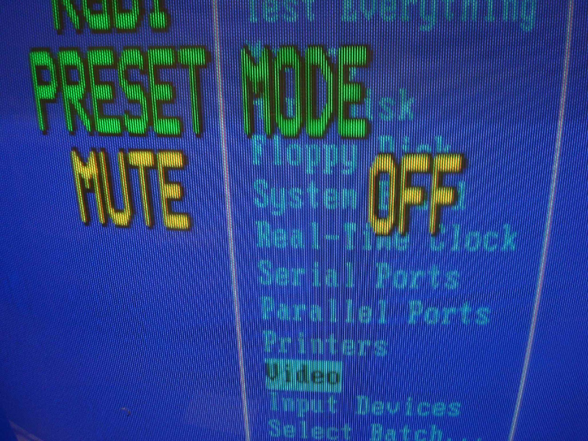 MITSUBISHI XC-2930C SN 504101460 MEGAVIEW PRO 29 INCH COLOR DISPLAY MONITOR