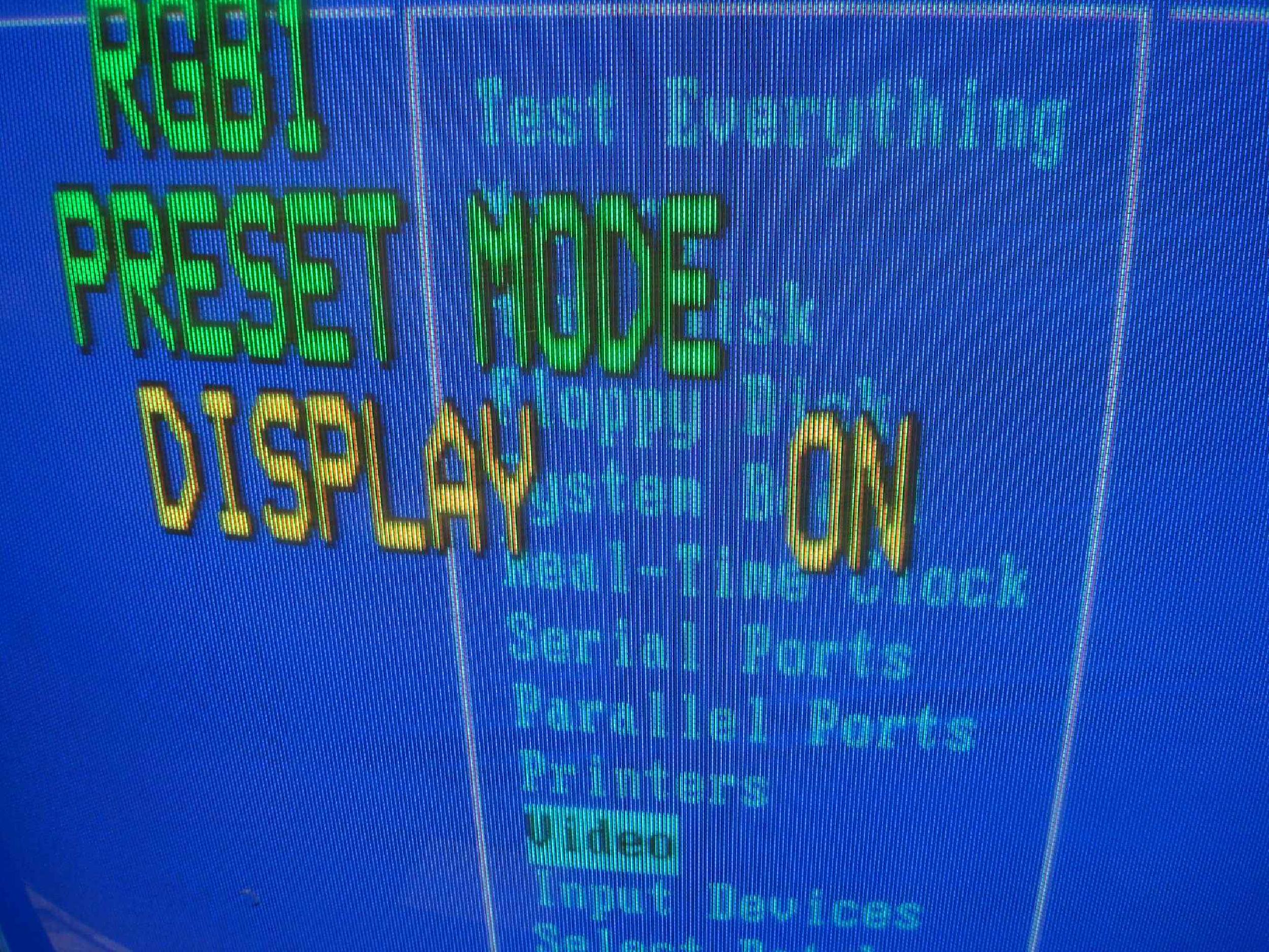 MITSUBISHI XC-2930C SN 504101460 MEGAVIEW PRO 29 INCH COLOR DISPLAY MONITOR