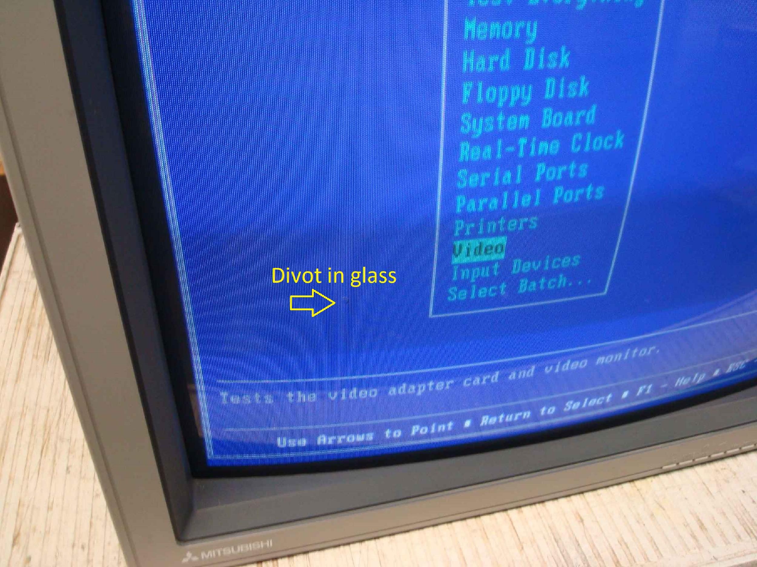 MITSUBISHI XC-2930C SN 504101460 MEGAVIEW PRO 29 INCH COLOR DISPLAY MONITOR