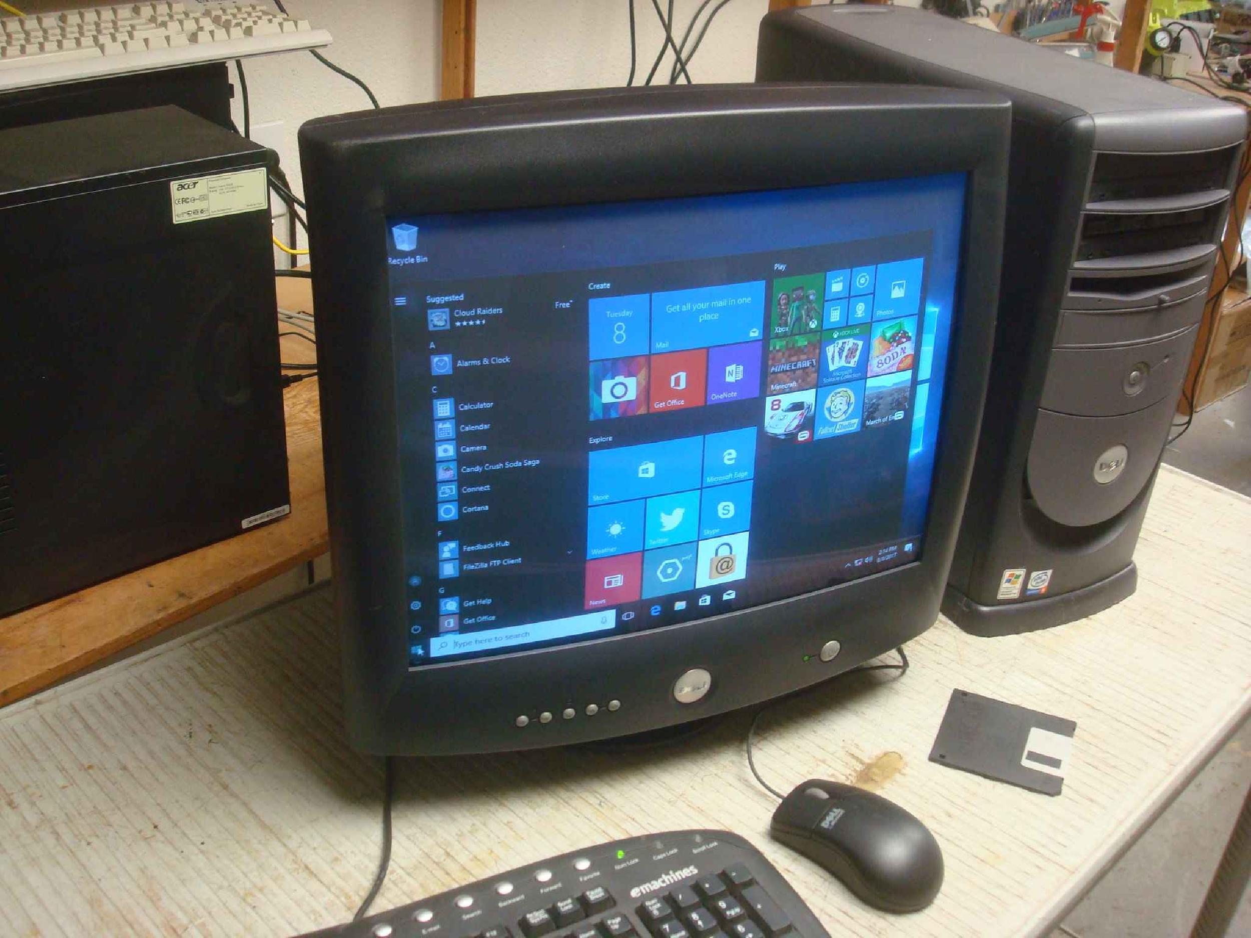 DELL 05C544 19INCH SVGA COLOR MONITOR BLACK