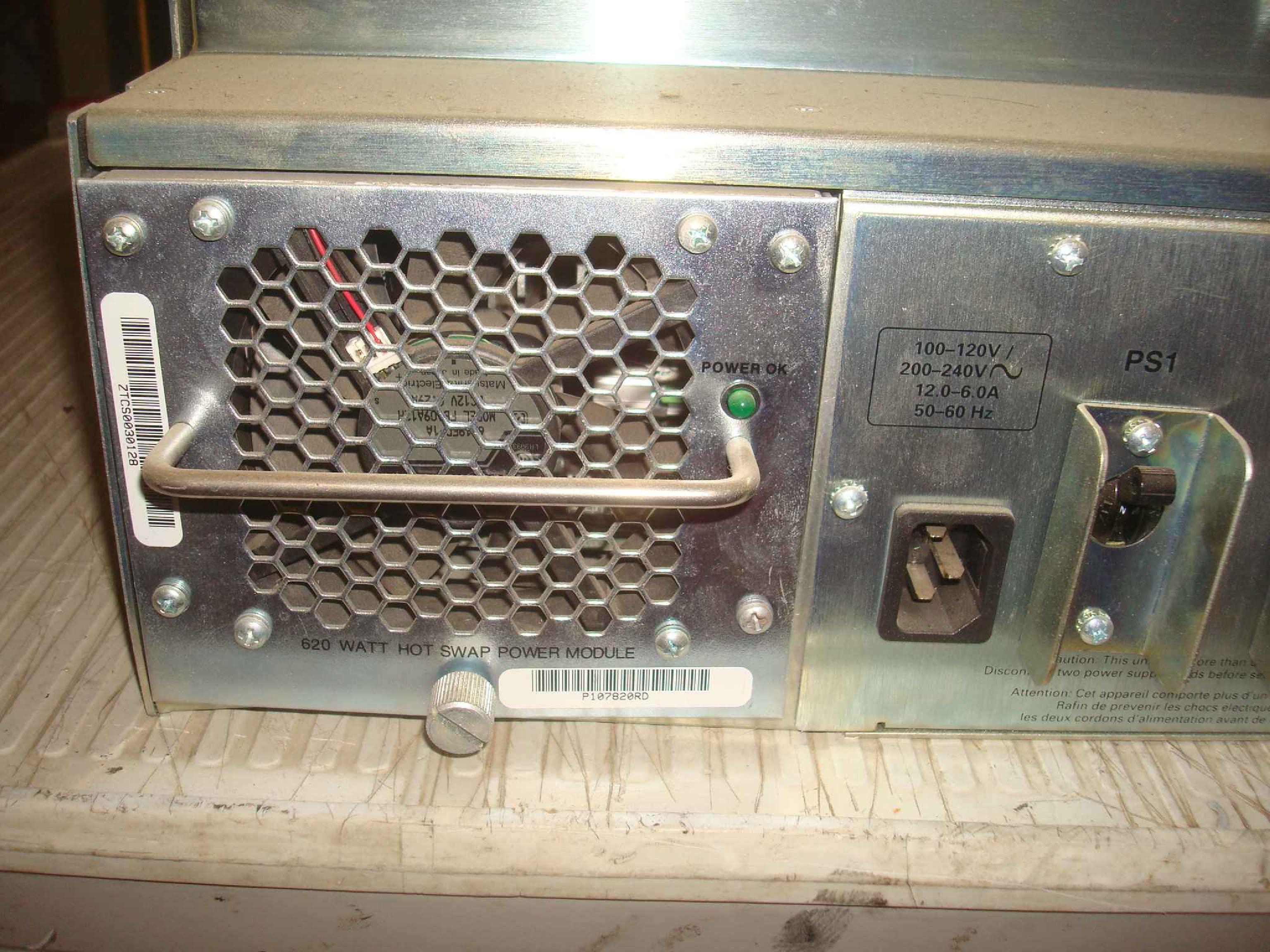 BAY NETWORKS NORTEL 106546 E BAY NETWORKS REAR FAN TRAY ASSEMBLY. SINGLE FAN UNIT BLN2/71000 CHASSIS