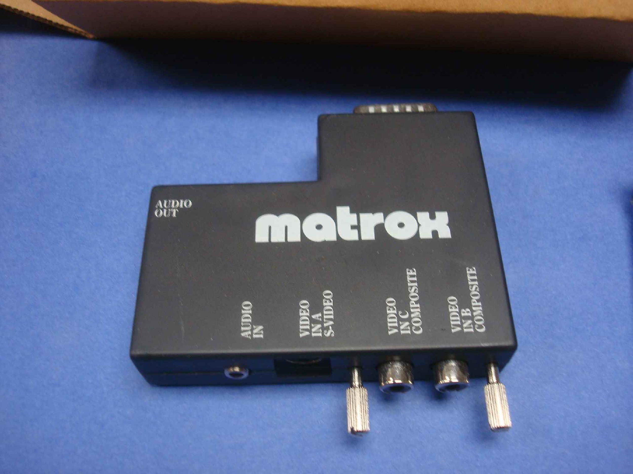MATROX MGA-MIL/MODMC MEDIA XL-MPEG