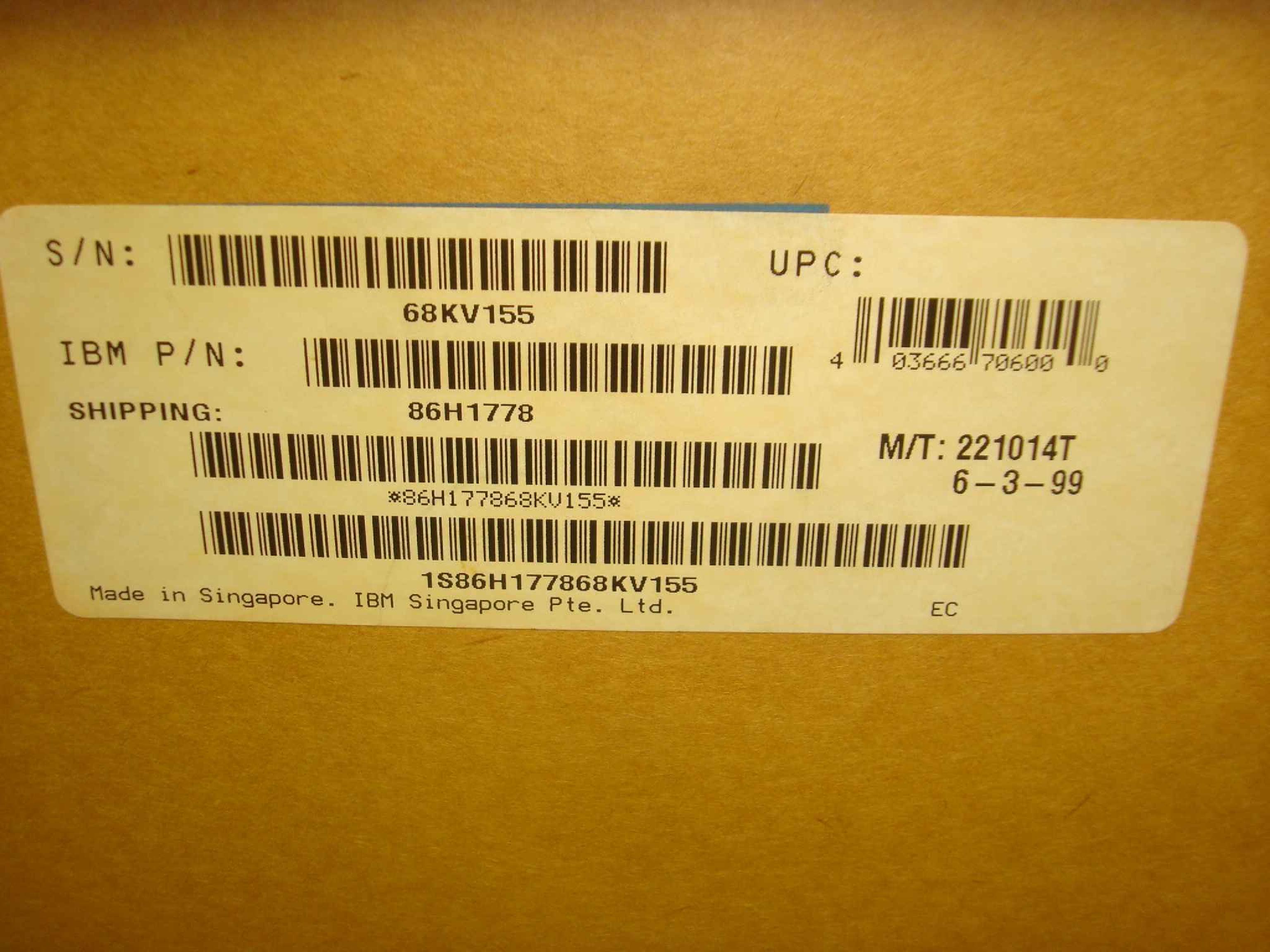 IBM 10H5568 2210-14T 16MB DRAM TOKEN RING ROUTER