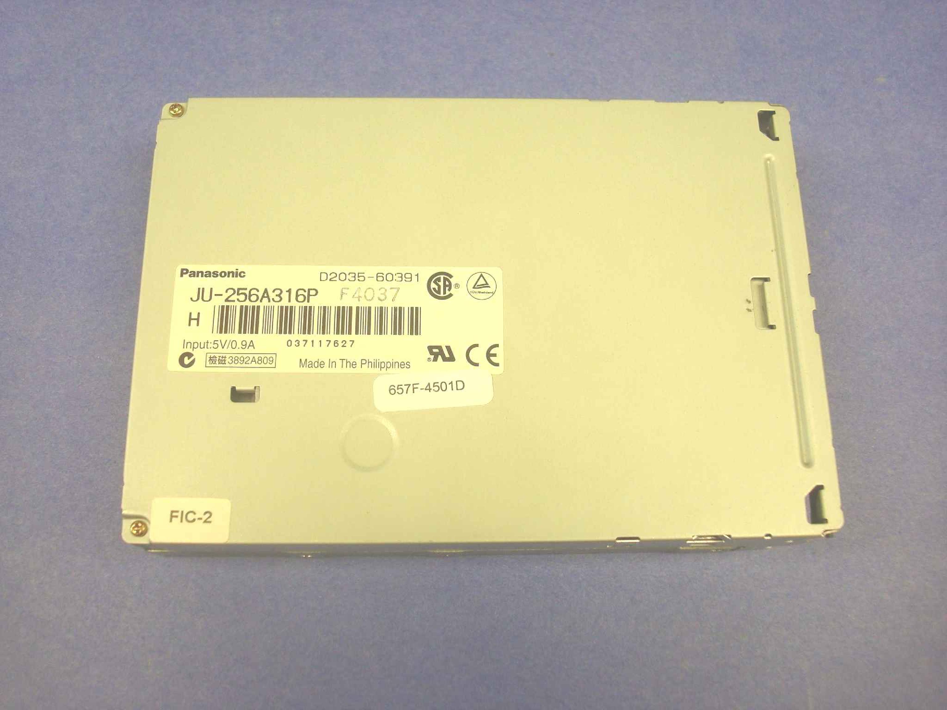 PANASONIC JU-256A316P 1.44MB FLOPPY DRIVE - NO BEZEL - BRIO & VECTRA