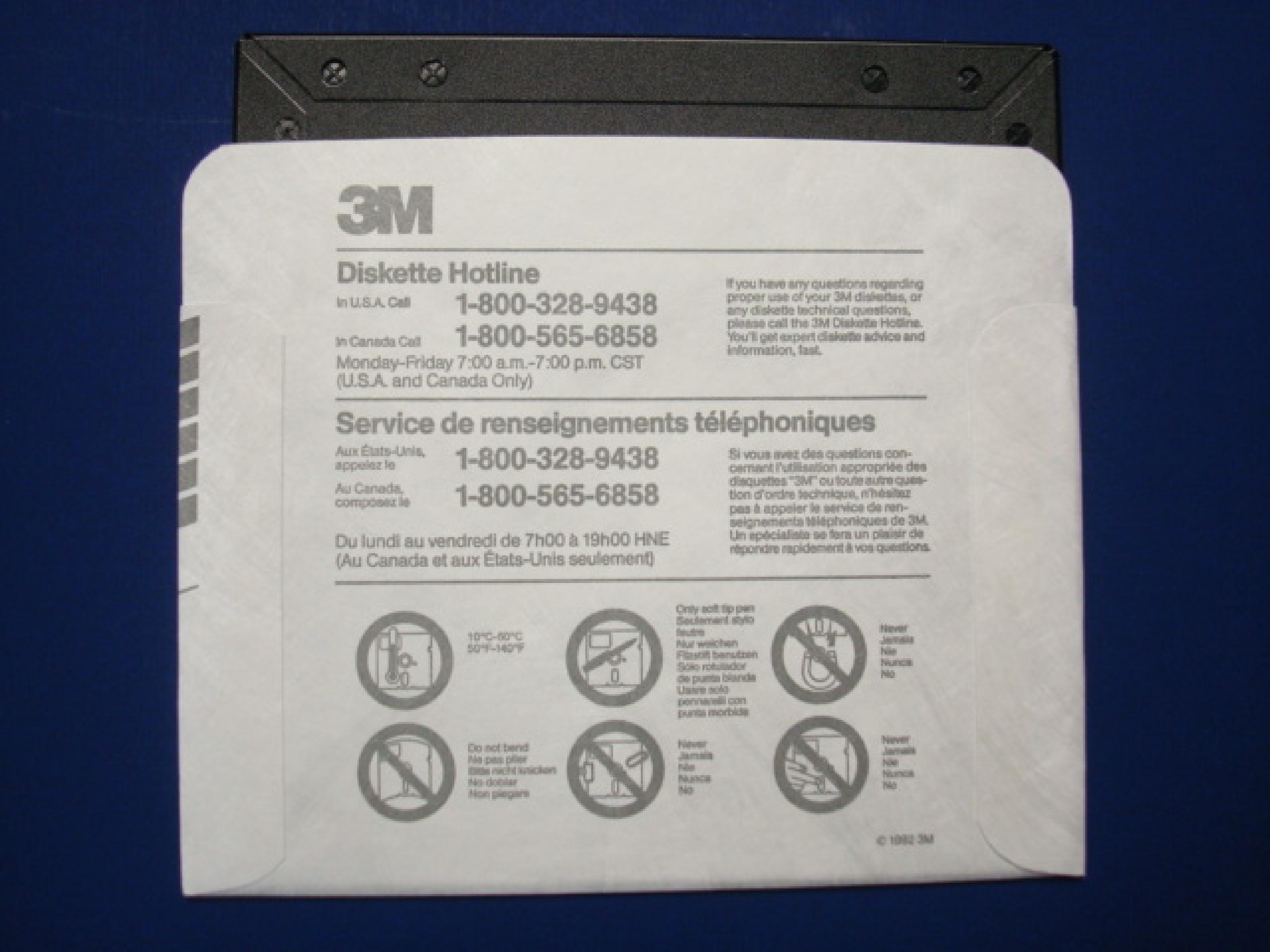 3M / IMATION DSHD DSHD 5.25 INCH DISKETTES, PACKAGE OF 5 UNFORMATTED, WITH COLORED LABELS AND WRITE-PROTECT STICKERS