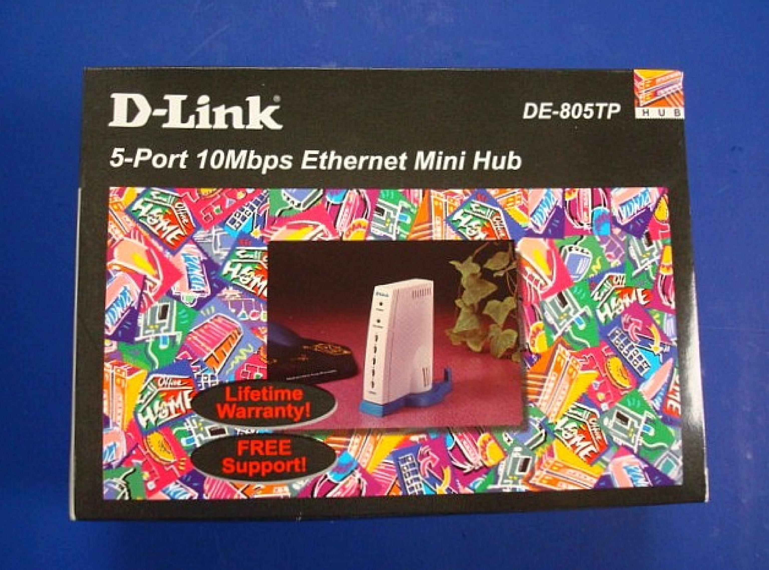 D-LINK SYSTEMS A4882A005 5 PORT 10MBPS ETHERNET MINI HUB