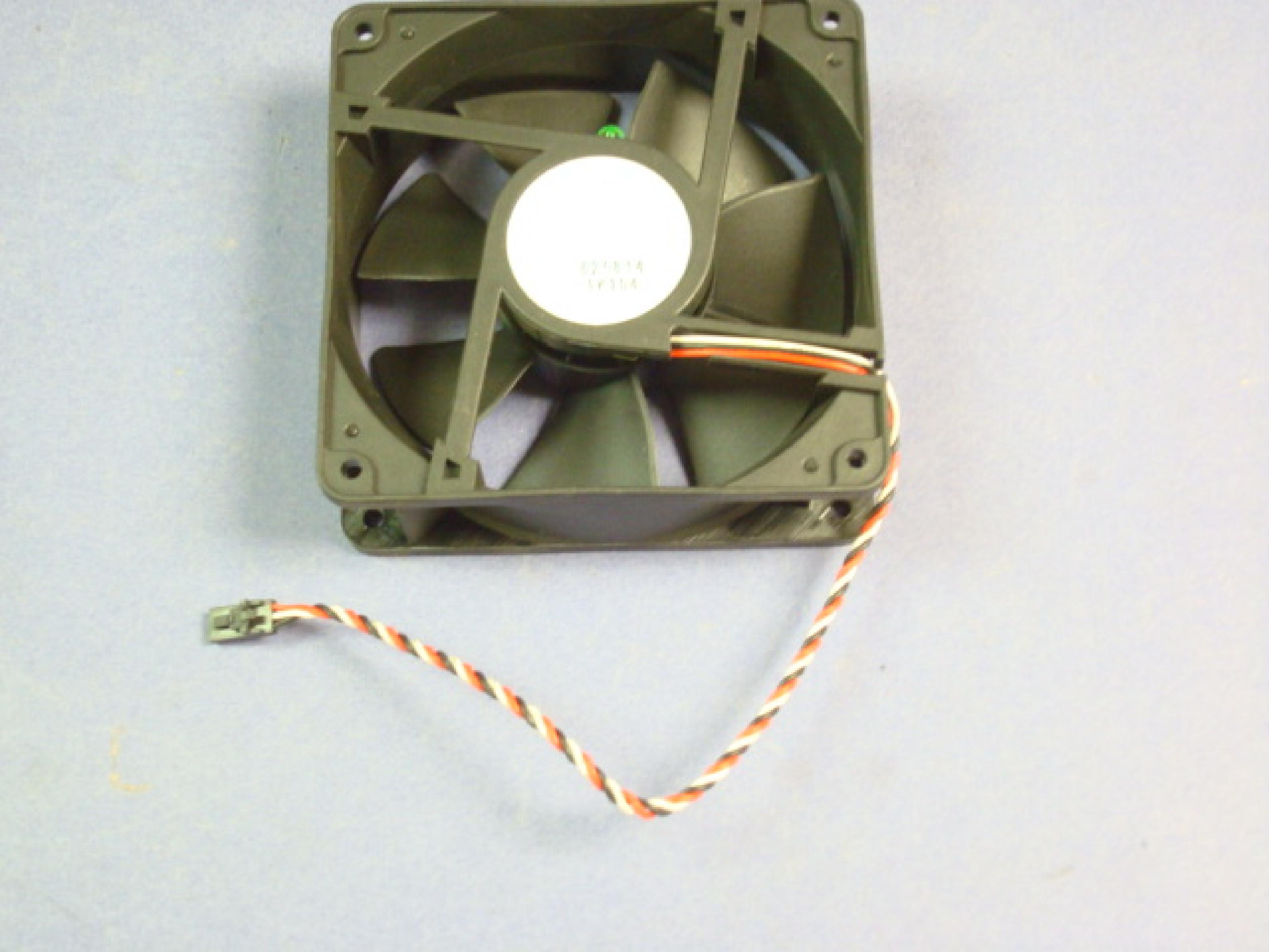 JMC DATECH 1238-12HBTA-1 DELL PN 6J852 FAN 12V DC 1.5A 120MM BY 37MM, 4 3/4 BY 1 1/2 INCHES, 9 INCH 3 WIRE CABLE WITH CONNECTOR