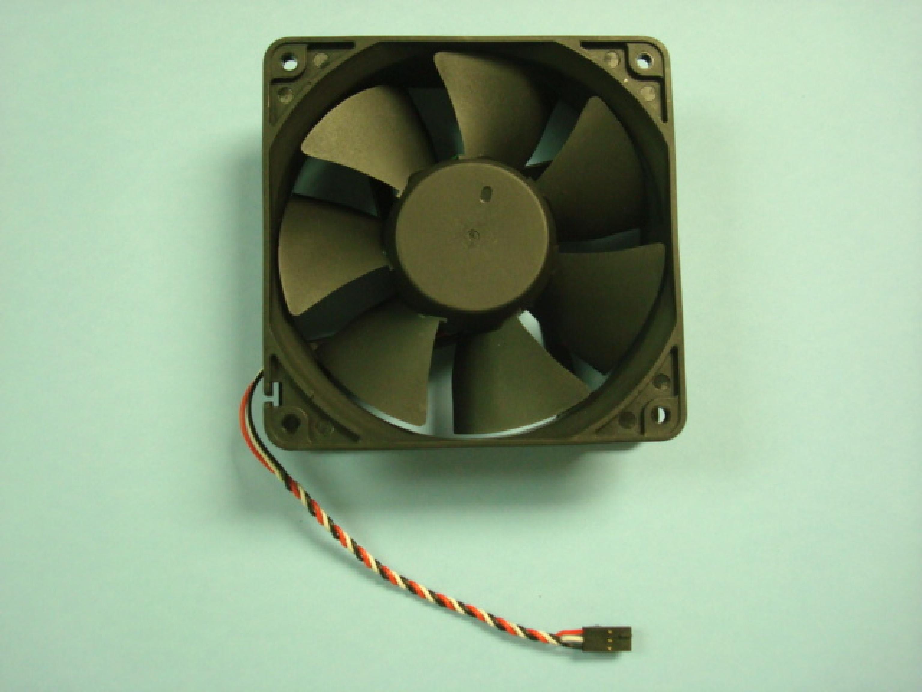 DATECH DS12038-12HBTA-B DELL, FAN 12VDC 1.15A 120MM BY 37MM, 4 3/4 BY 1 1/2 INCHES, 6 INCH 3 WIRE CABLE WITH 3 PIN CONNECTOR