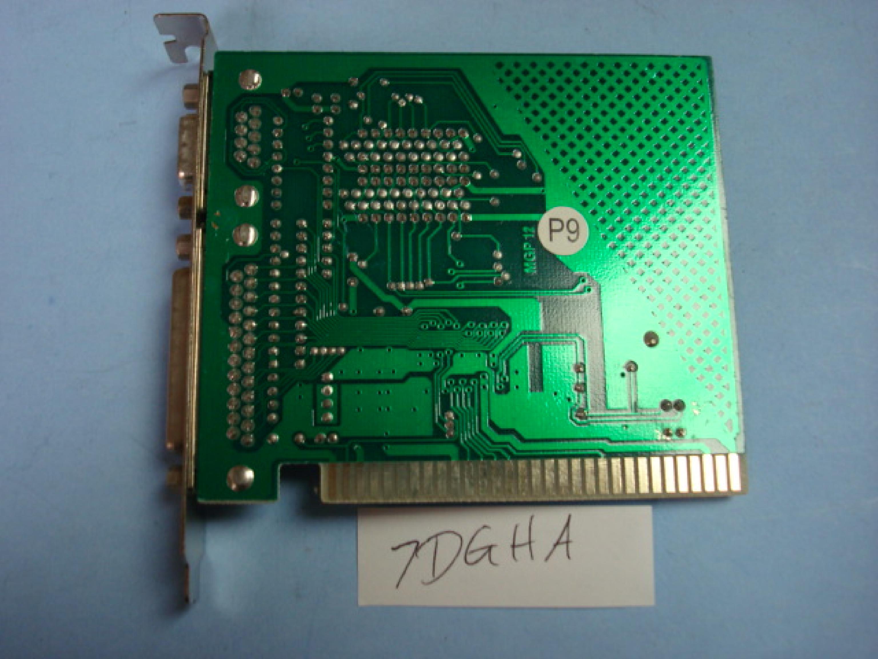 TAMARACK MGP12 8BIT ISA MONO GRAPPHICS MGA CARD HERCULES COMPATIBLE WITH PARALLEL PRINTER PORT