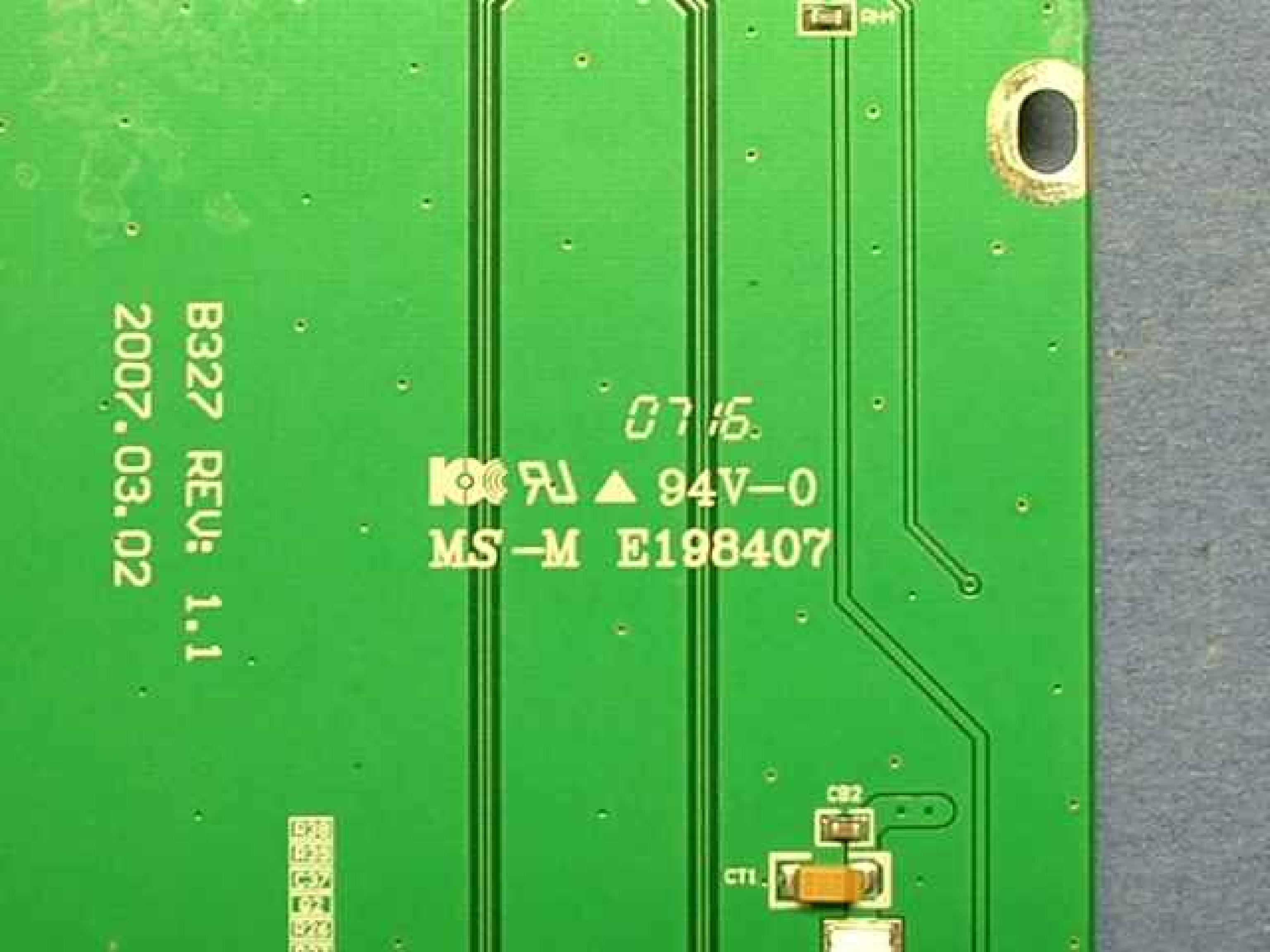 ACOMDATA MS-M E198407 USB TO SATA CONTROLLER BOARD PULLED FROM PORTABLE HARD DRIVE